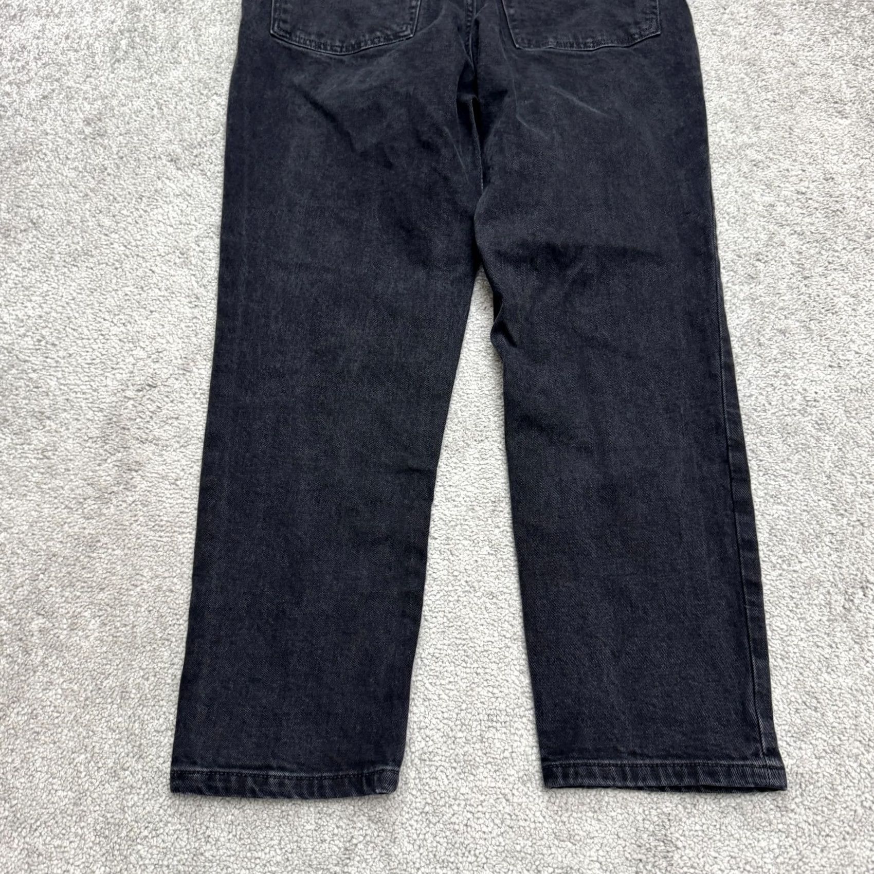 Levi's Everlane The Original Cheeky Cropped Denim Jeans Womens 27 Black Organic Cotton Jeans Size 27" / US 4 / IT 40 - 3 Thumbnail