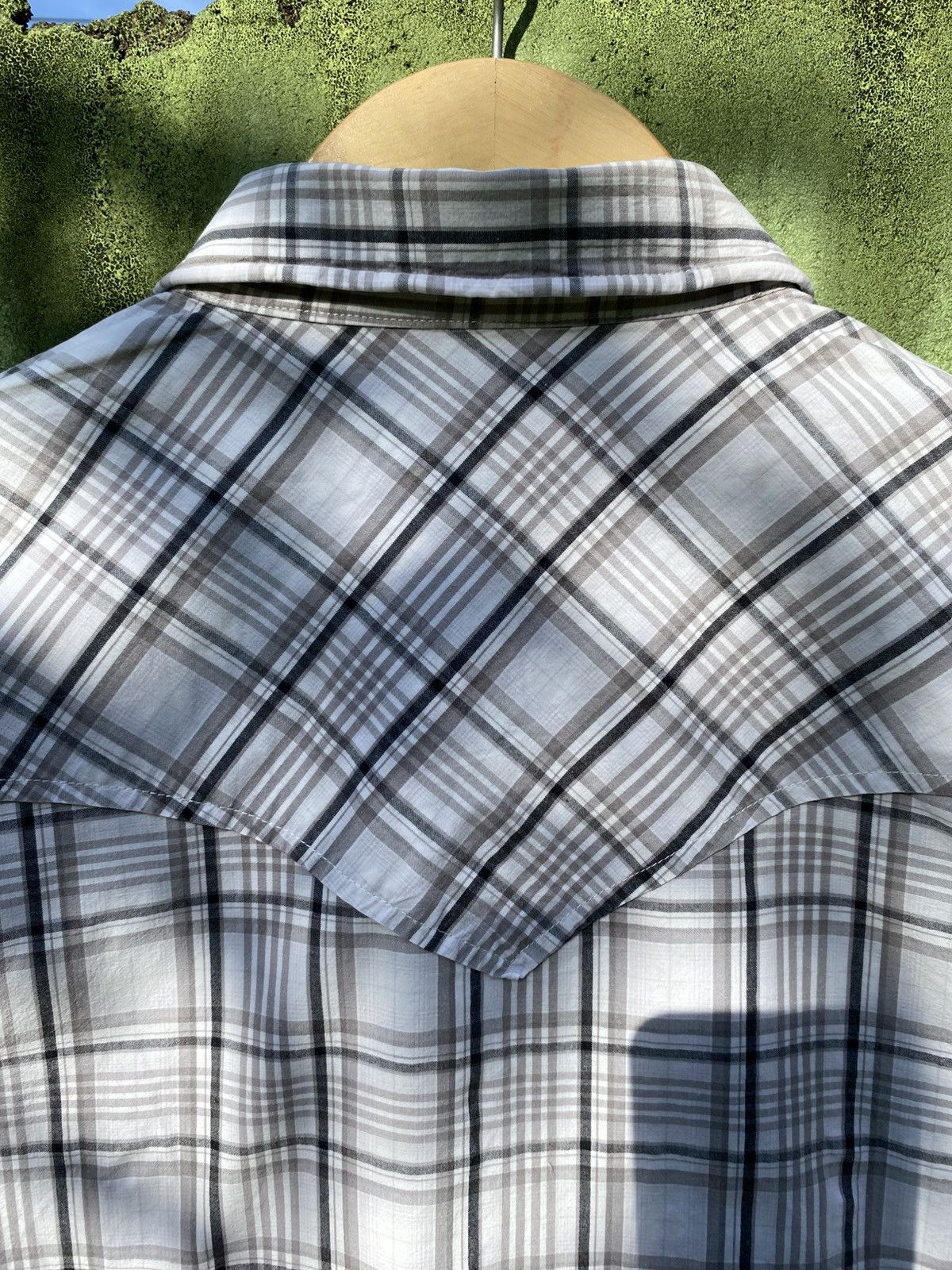 semanticdesign Semantic Design Vintage Western Plaid Snap Embroidery Detail Size US L / EU 52-54 / 3 - 12 Thumbnail