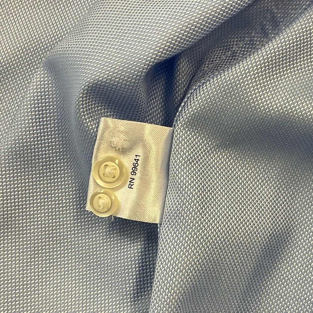Joseph Abboud JOSEPH ABOUD Light Blue Dress Shirt Wrinkle Resistant Size US XL / EU 56 / 4 - 8 Thumbnail