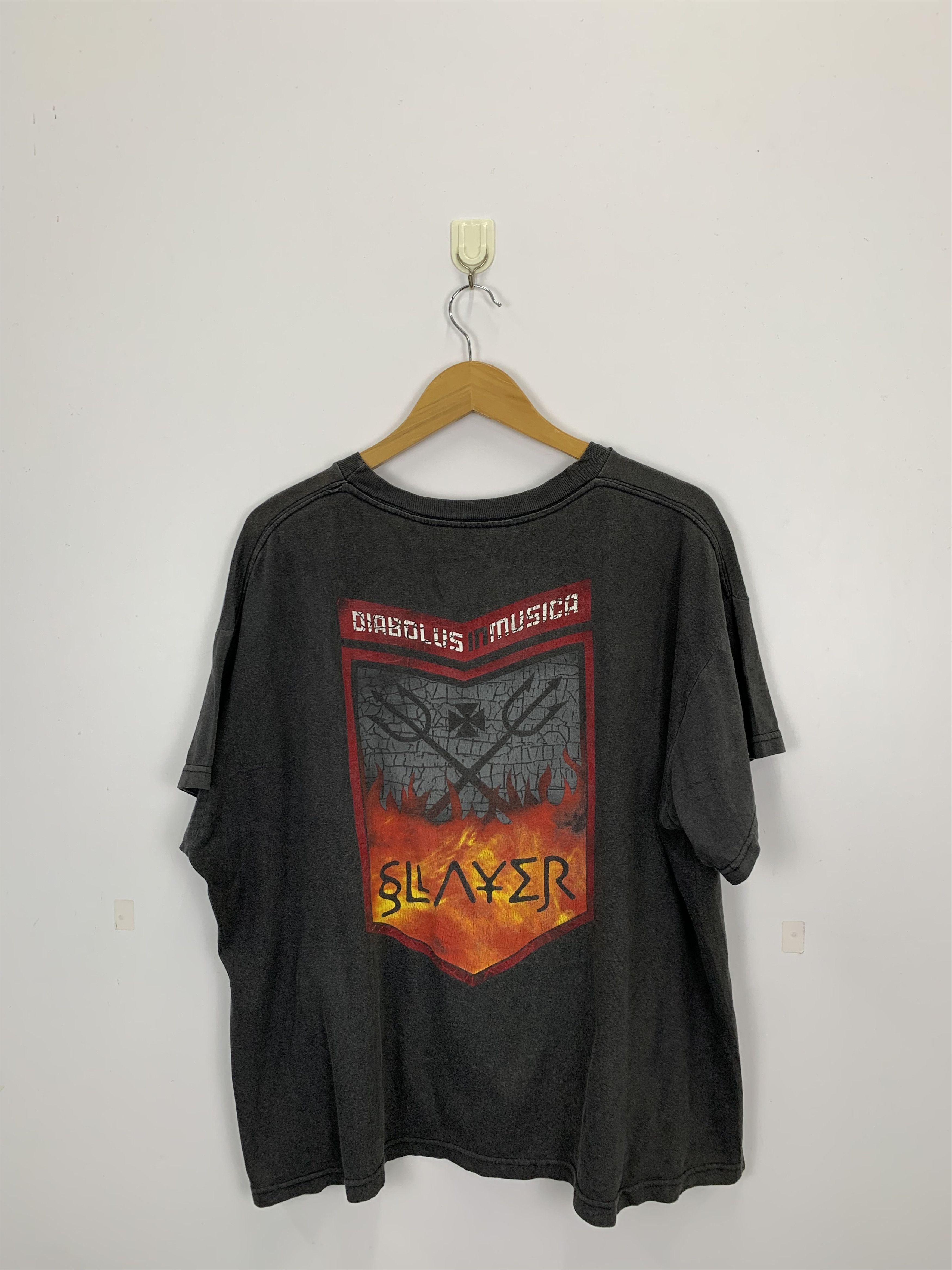 Band Tees × Slayer × Vintage Vintage 90s Slayer Band T Shirt TA0187 Size US L / EU 52-54 / 3 - 1 Thumbnail
