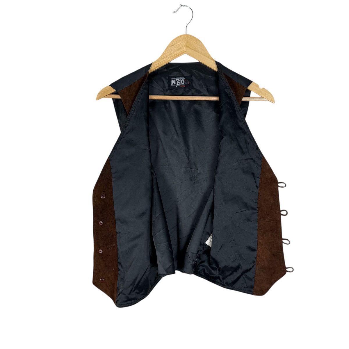 Leather 🌟NEO COWHIDE SUEDE NAVAJO LEATHER VEST Size US M / EU 48-50 / 2 - 7 Thumbnail