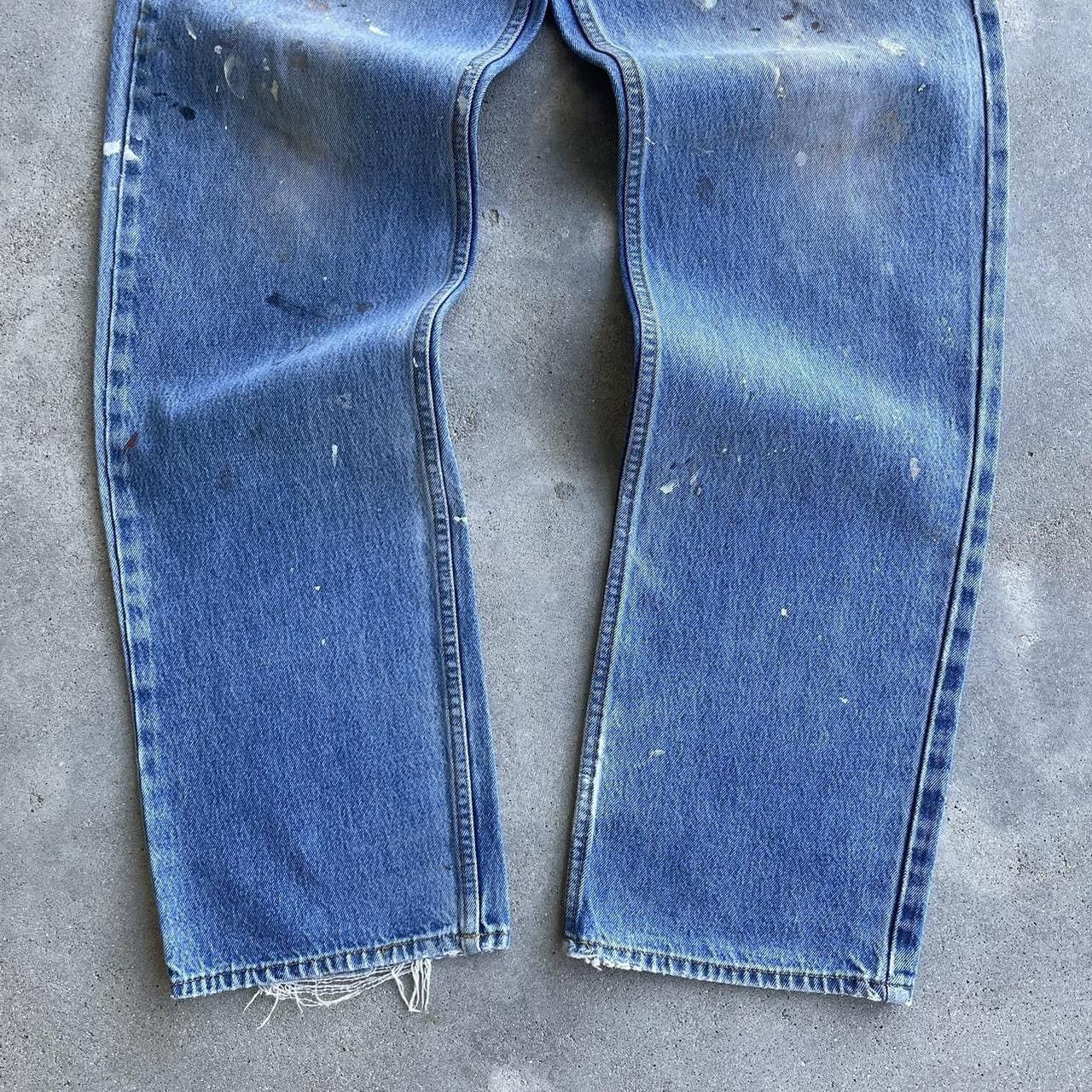 Japanese Brand × Vintage Crazy vintage distressed Y2K paint splatter grunge pants Size US 32 / EU 48 - 3 Thumbnail