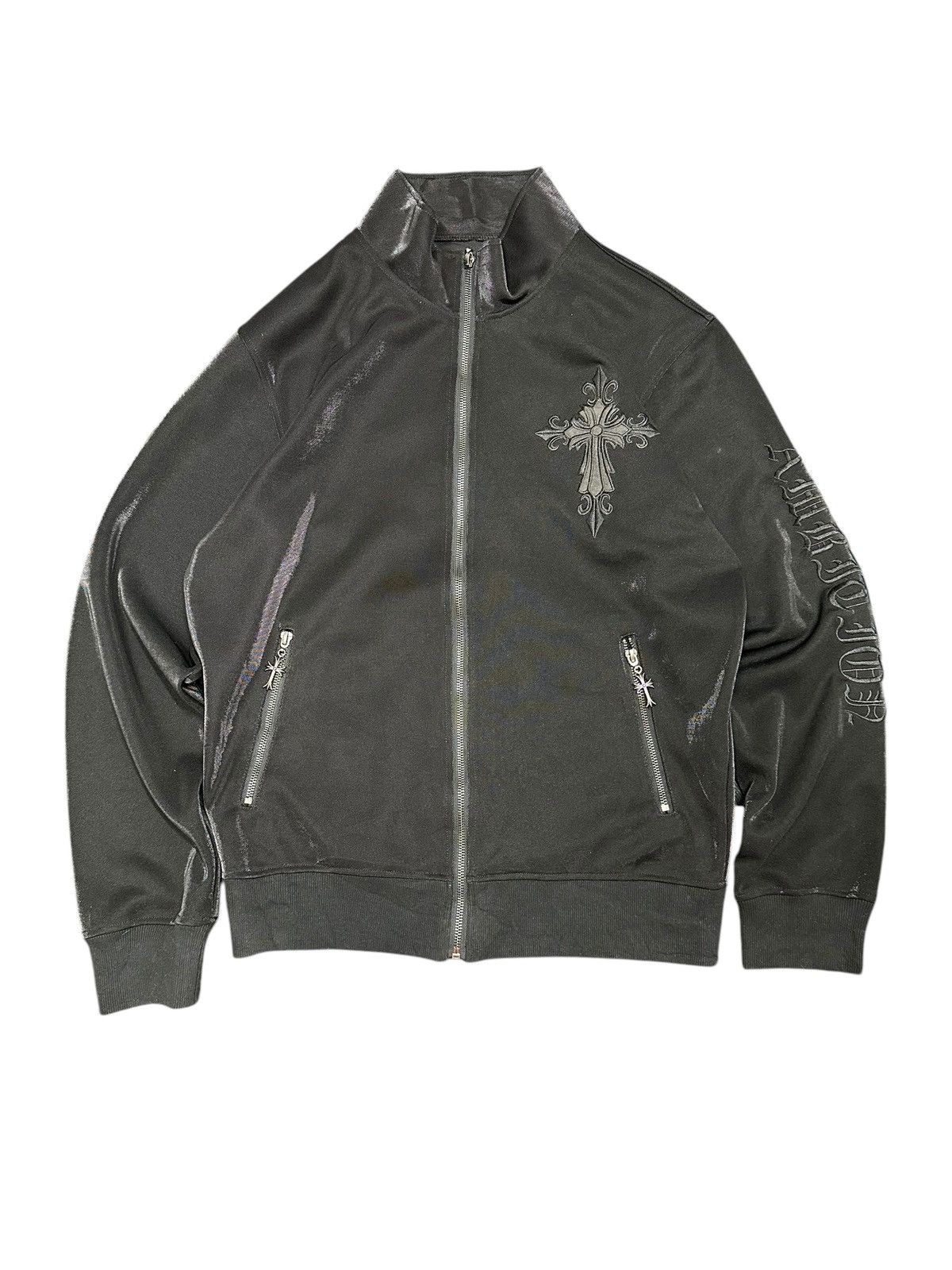 Japanese Brand Ambition Black Tracktop Similar to Chrome Hearts Size US L / EU 52-54 / 3 - 2 Thumbnail
