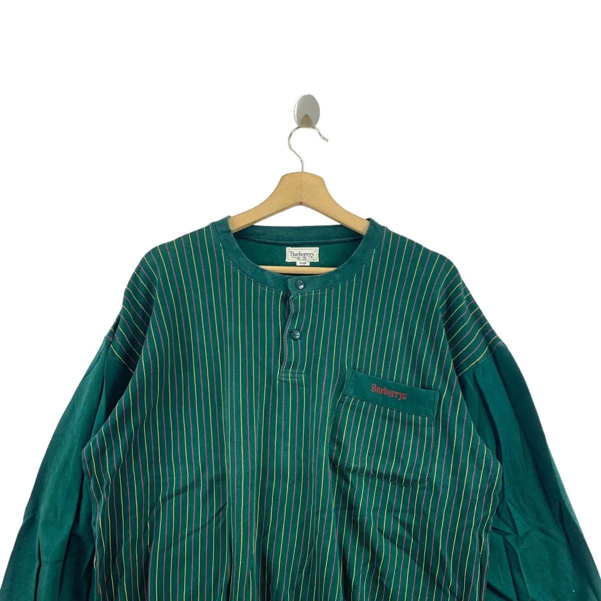 Burberry Vintage 90’ BURBERRY LONDON Embroidered Striped Size US L / EU 52-54 / 3 - 8 Thumbnail