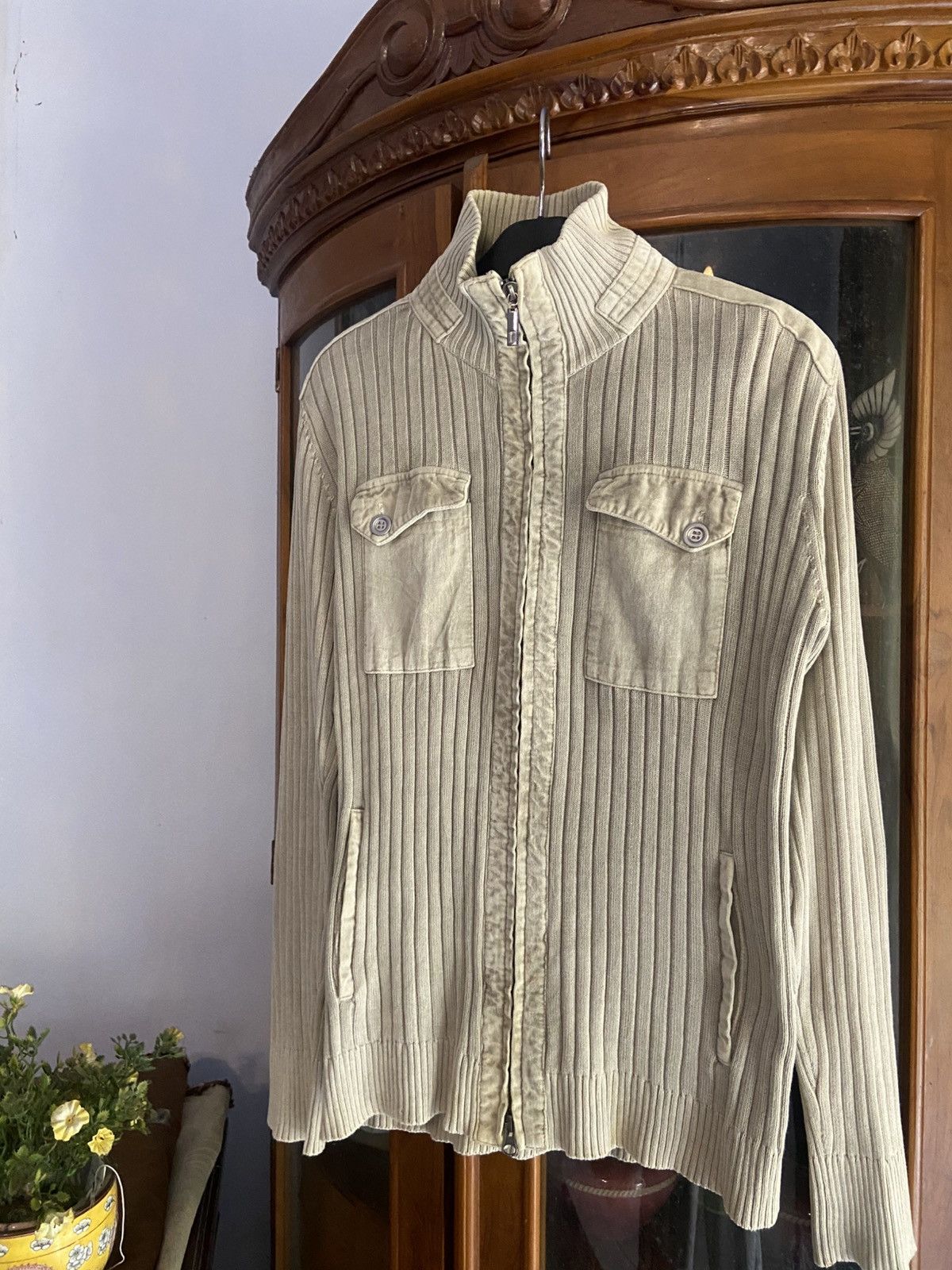 Katharine Hamnett London Vintage Katherine Hamnet London knit zip pocket Jacket Size US M / EU 48-50 / 2 - 2 Thumbnail