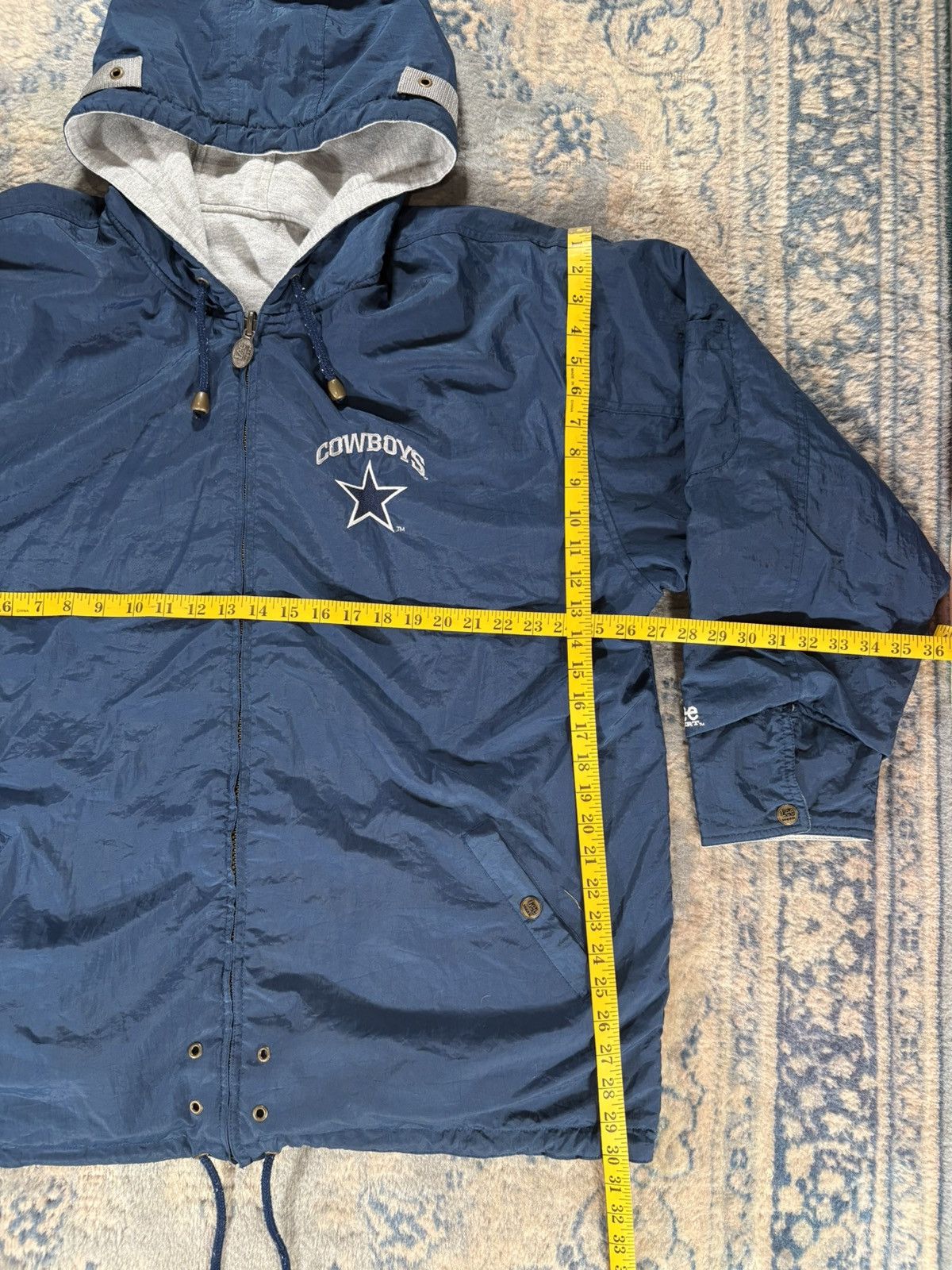 Nutmeg 1996 Lee Sports x Nutmeg x Cowboys Reversible Jacket Size US XL / EU 56 / 4 - 5 Thumbnail