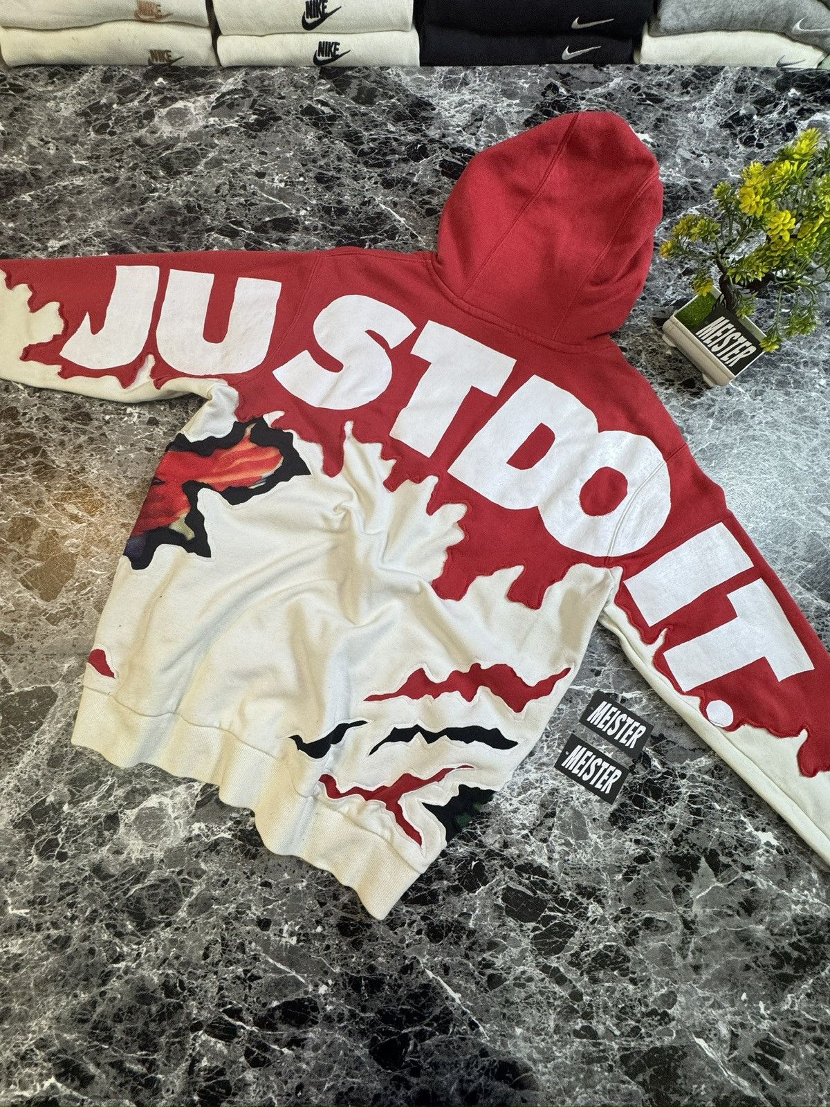 Nike Reworked 1 of 1 Nike Hoodie Size US L / EU 52-54 / 3 - 2 Thumbnail