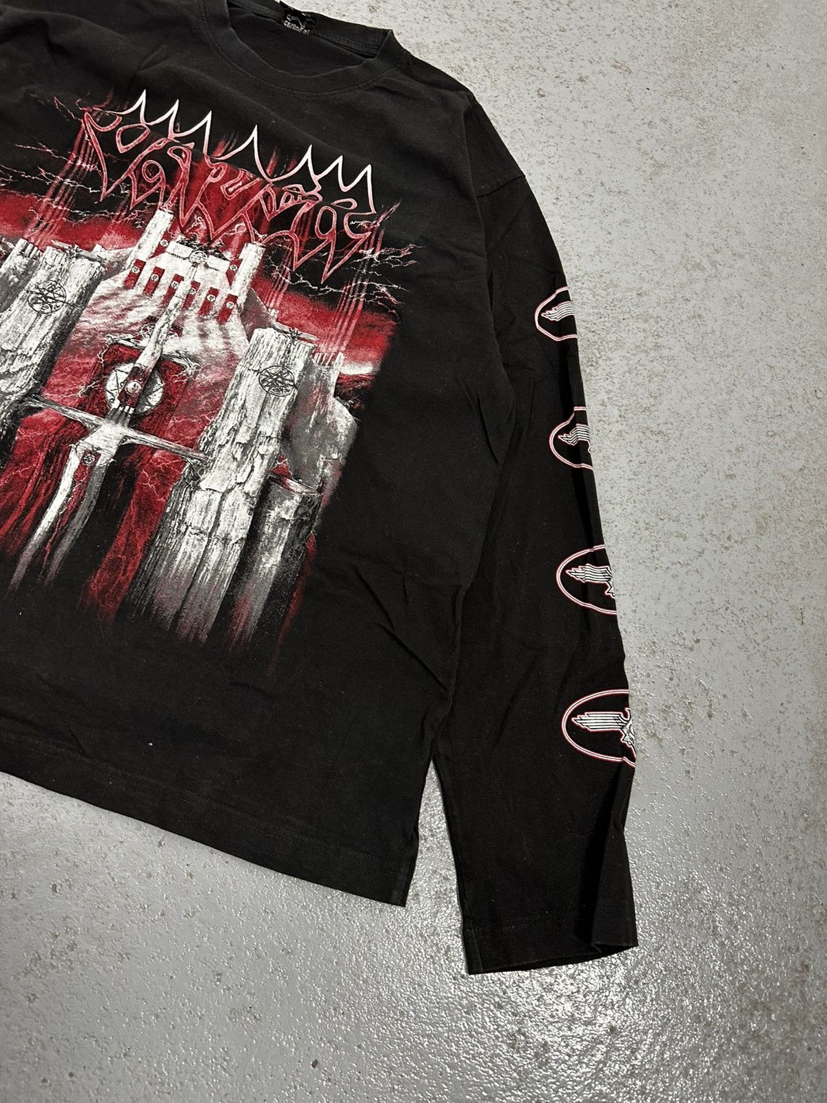 Band Tees 2011 Vader The Sign Of Hell Rock Tour Longsleeve Size US XXL / EU 58 / 5 - 6 Thumbnail