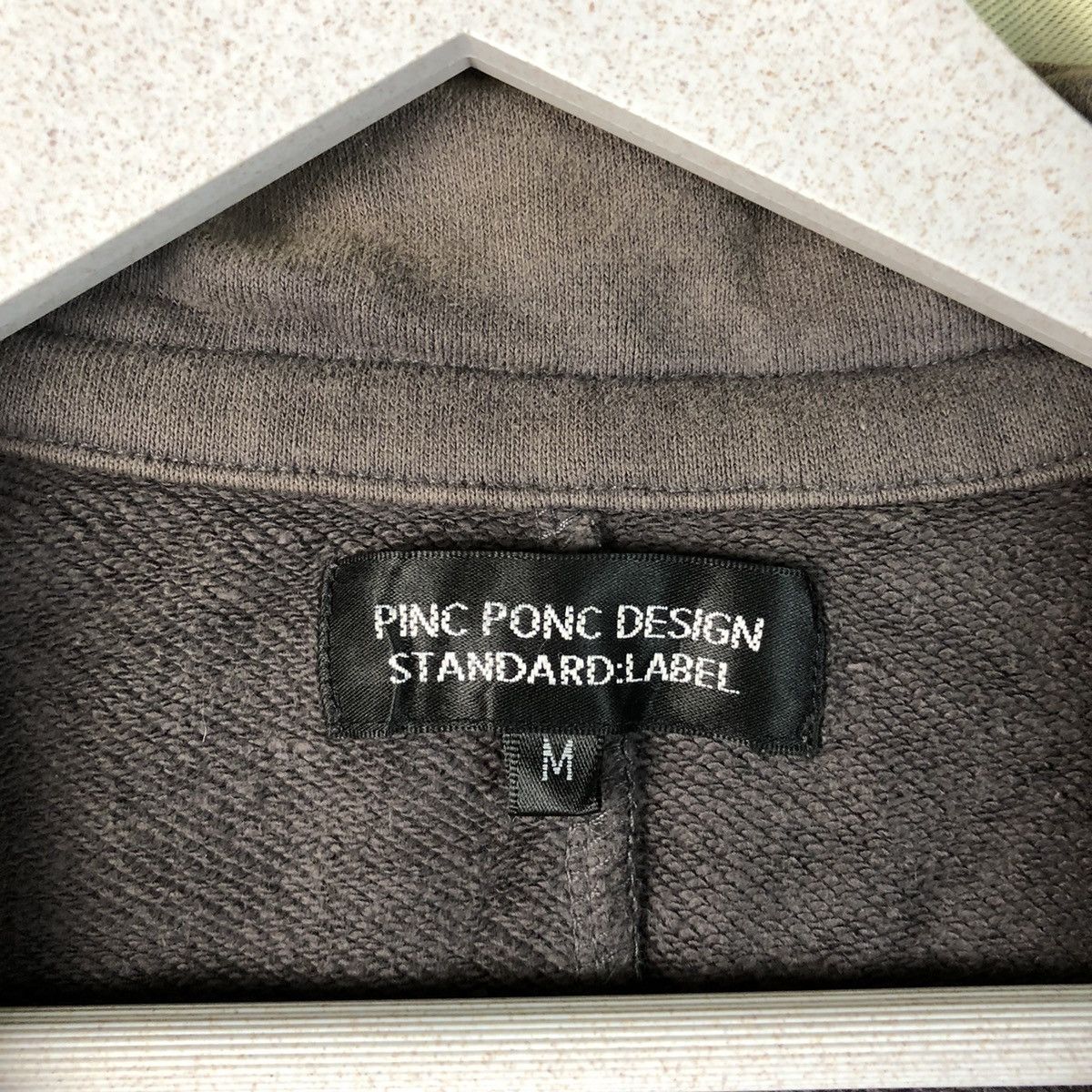 Japanese Brand Pinc Ponc Design Standard Label Grey Blazer cardigan #7421 Size US M / EU 48-50 / 2 - 9 Thumbnail