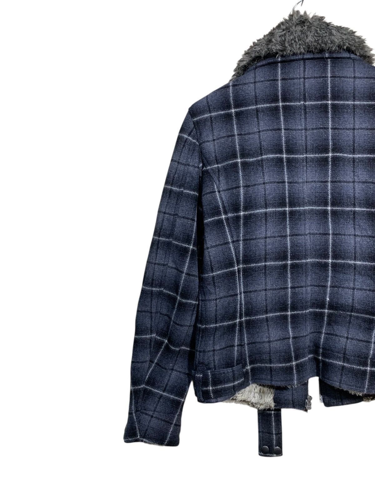 Japanese Brand 🔥EDGE RUPERT BLUE TARTANS WOOL JACKET FUR Size US M / EU 48-50 / 2 - 8 Thumbnail