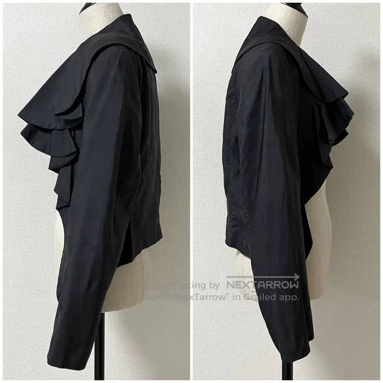Comme des Garcons Comme Des Garcons Pleated Collar Jacket Size S / US 4 / IT 40 - 2 Thumbnail