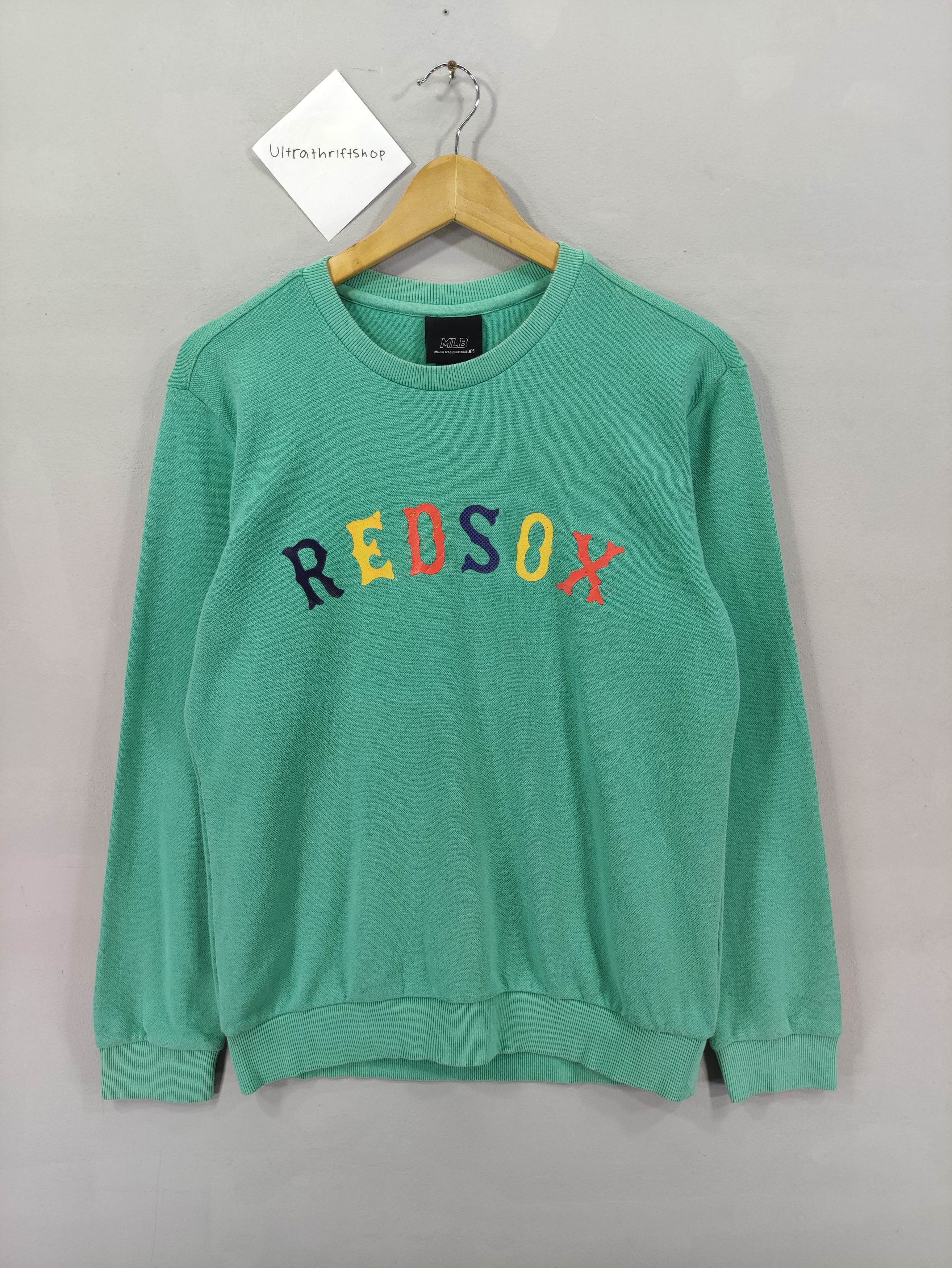 MLB Vintage Red Sox Sweatshirt Big Logo Jumper Size US M / EU 48-50 / 2 - 1 Thumbnail
