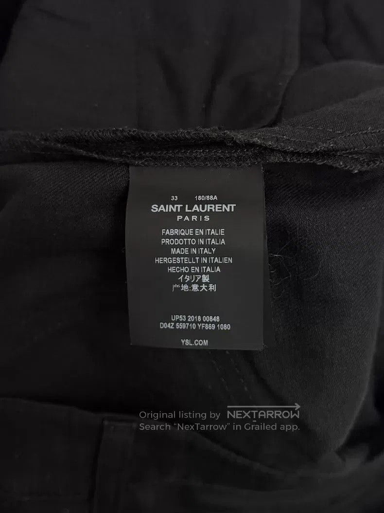 Saint Laurent Paris Saint Laurent Paris Black Basic Denim Jeans Size US 33 - 4 Thumbnail