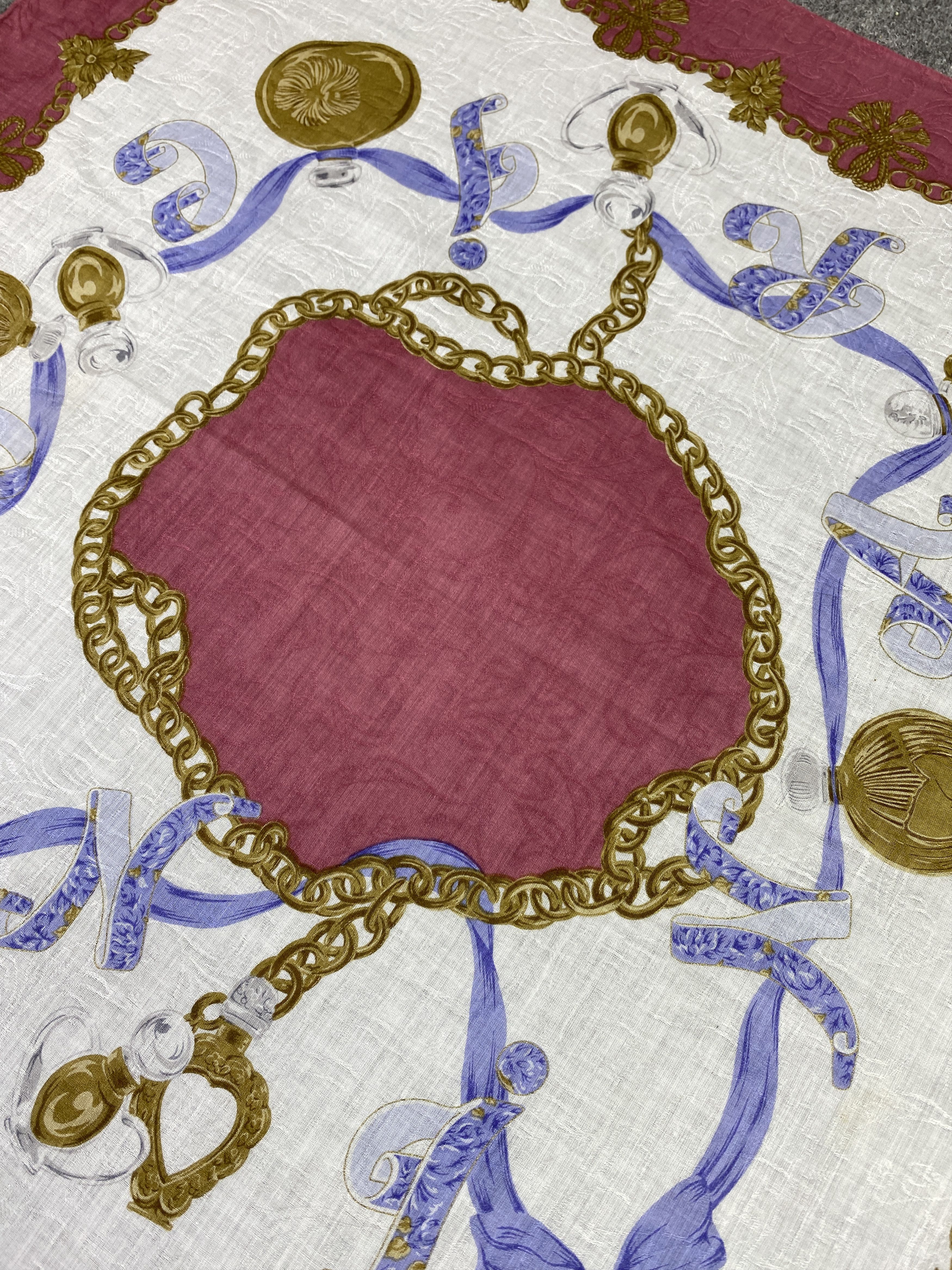 Other Vintage Nina Ricci Handkerchief / Neckerchief KT0154 Size ONE SIZE - 5 Thumbnail
