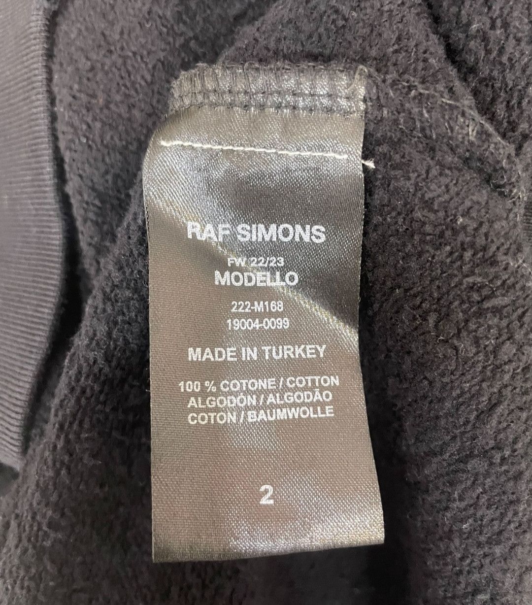 Raf Simons raf simons ghost face black vandalism sweatshirt Size US M / EU 48-50 / 2 - 3 Thumbnail