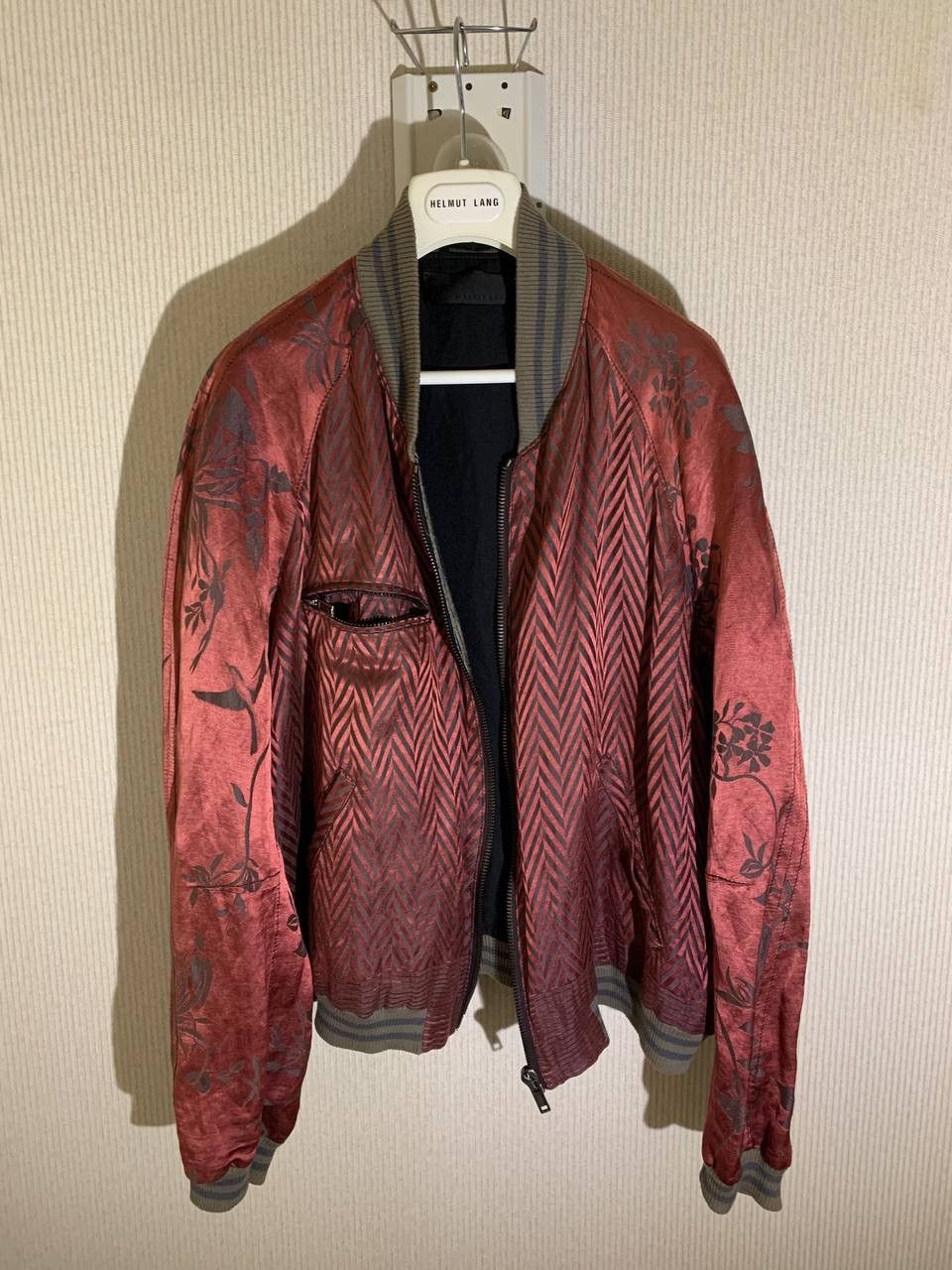 Haider Ackermann Haider Ackermann SS15 Chevron Floral Silk Bomber OG Size US M / EU 48-50 / 2 - 3 Thumbnail