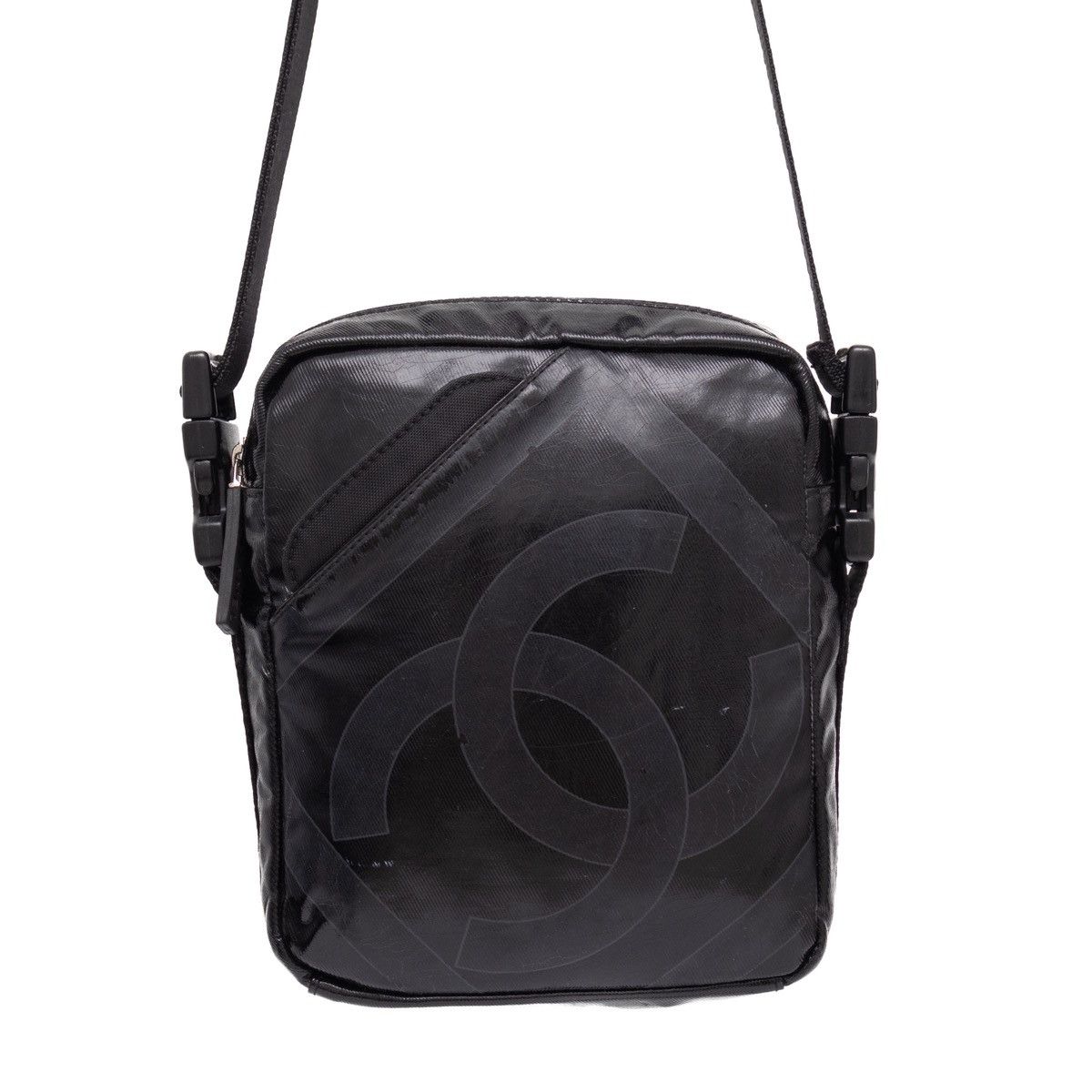 Chanel CHANEL 2006/08 Black Sport Line CC Logo Crossbody Bag RARE Size ONE SIZE - 3 Thumbnail