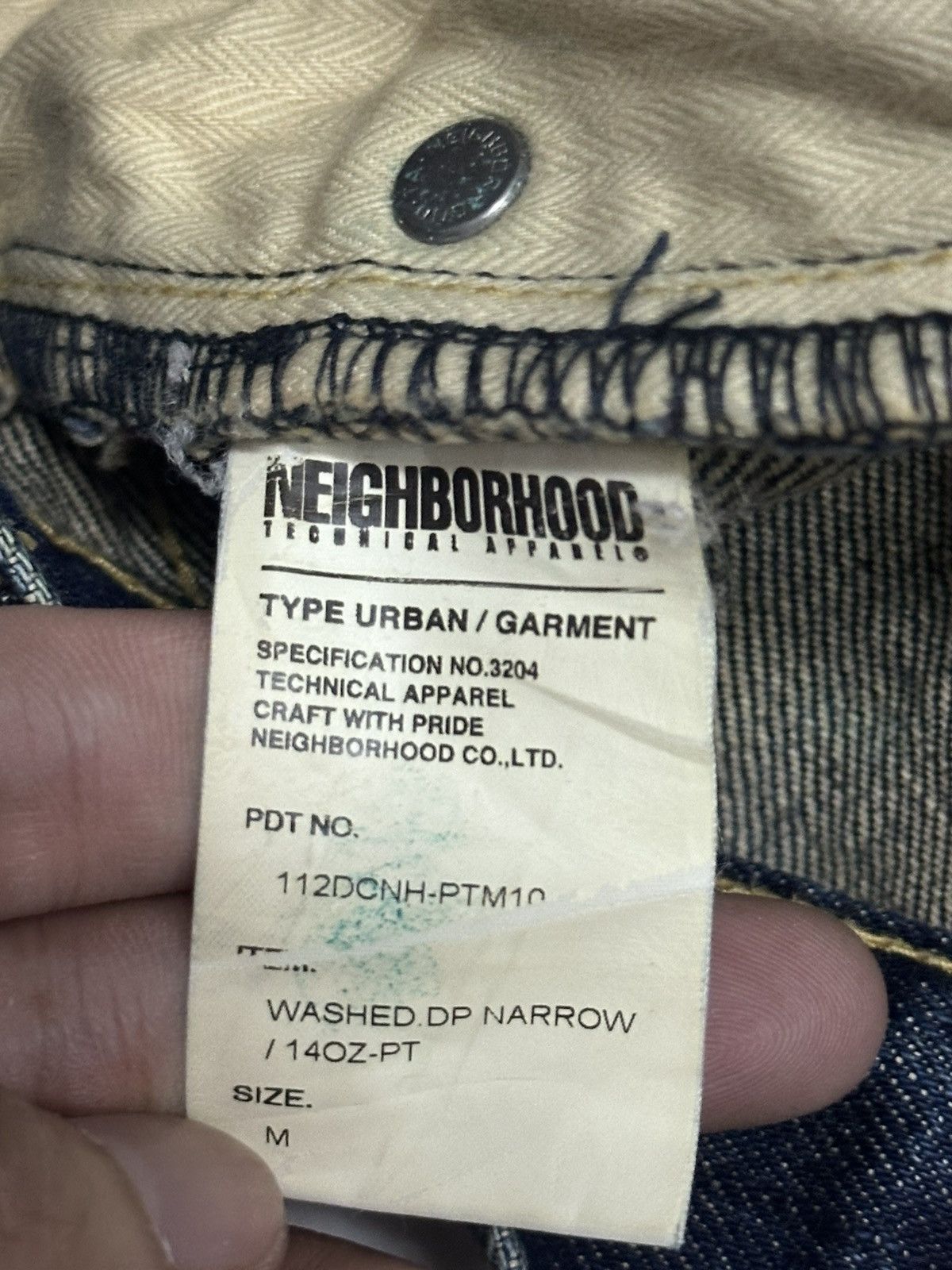 Neighborhood Neighborhood Vintage Jeans Slim Distressed With Mudwash Size US 35 - 8 Thumbnail