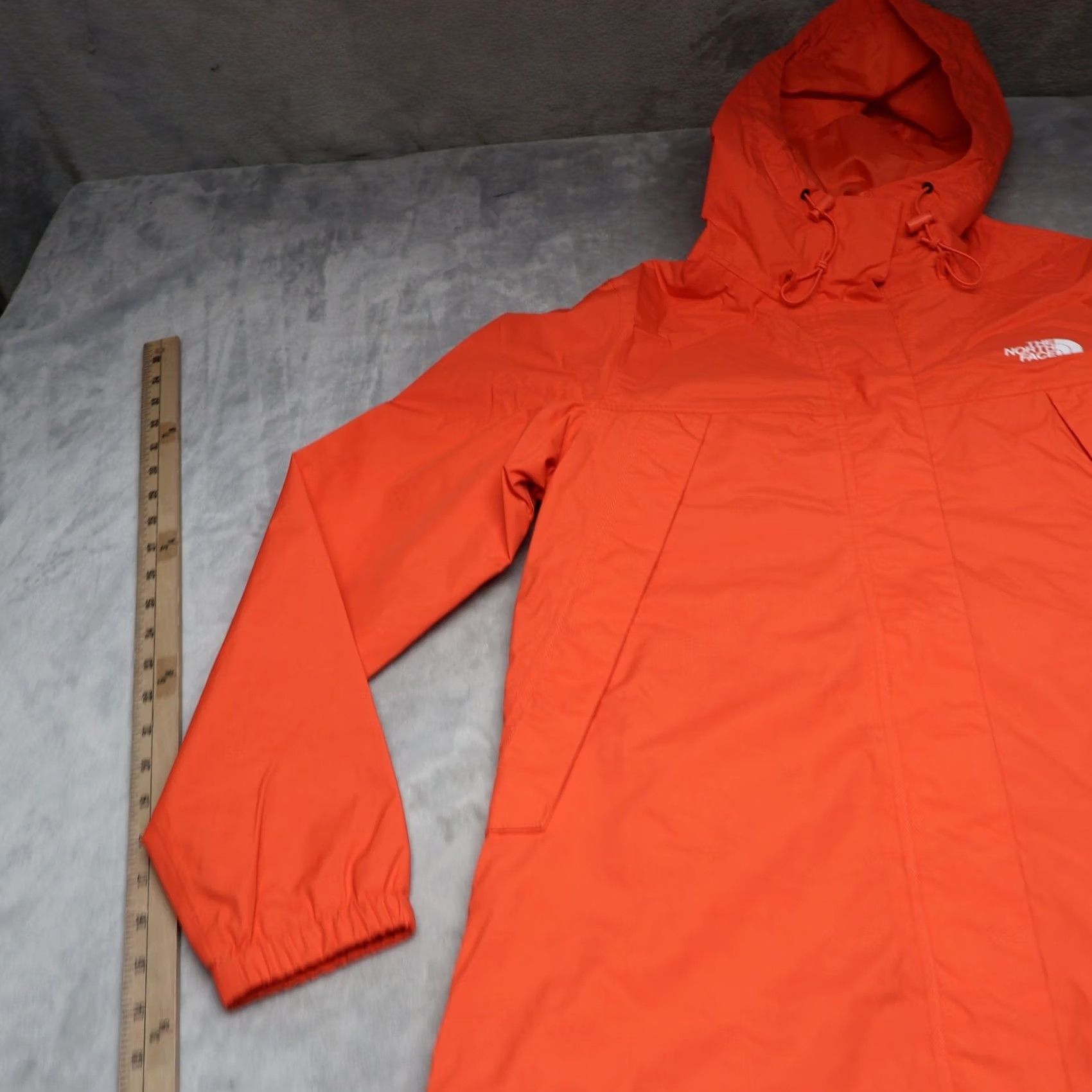 The North Face North Face Jacket Womens Small Orange Antora Full Zip Waterproof Hooded Size S / US 4 / IT 40 - 2 Thumbnail