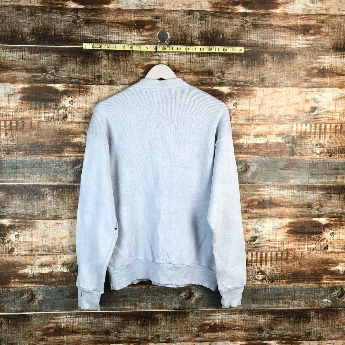 Lacoste Lacoste Blue Cardigan vintage Knitwear #A2515 Size US L / EU 52-54 / 3 - 13 Thumbnail