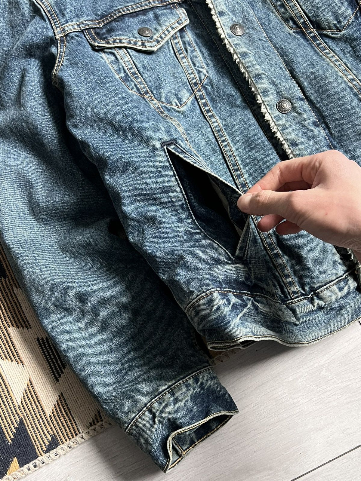 Levi's Vintage Levi’s Sherpa Denim Jacket Size US S / EU 44-46 / 1 - 8 Thumbnail