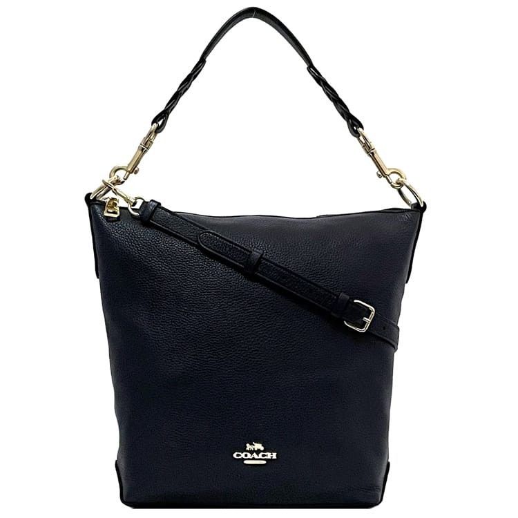 Coach COACH Cross Body Bag Blue Leather Size ONE SIZE - 1 Thumbnail