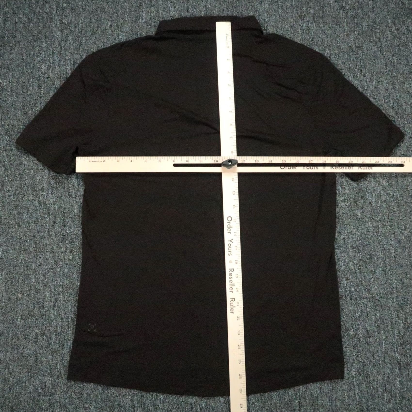 Lululemon Lululemon Polo Shirt Mens Small Black Evolution Short Sleeve Golf Stretch, Regular Fit, Solid, 38 in Chest, Casual Activewear, 90s? Size US S / EU 44-46 / 1 - 4 Thumbnail
