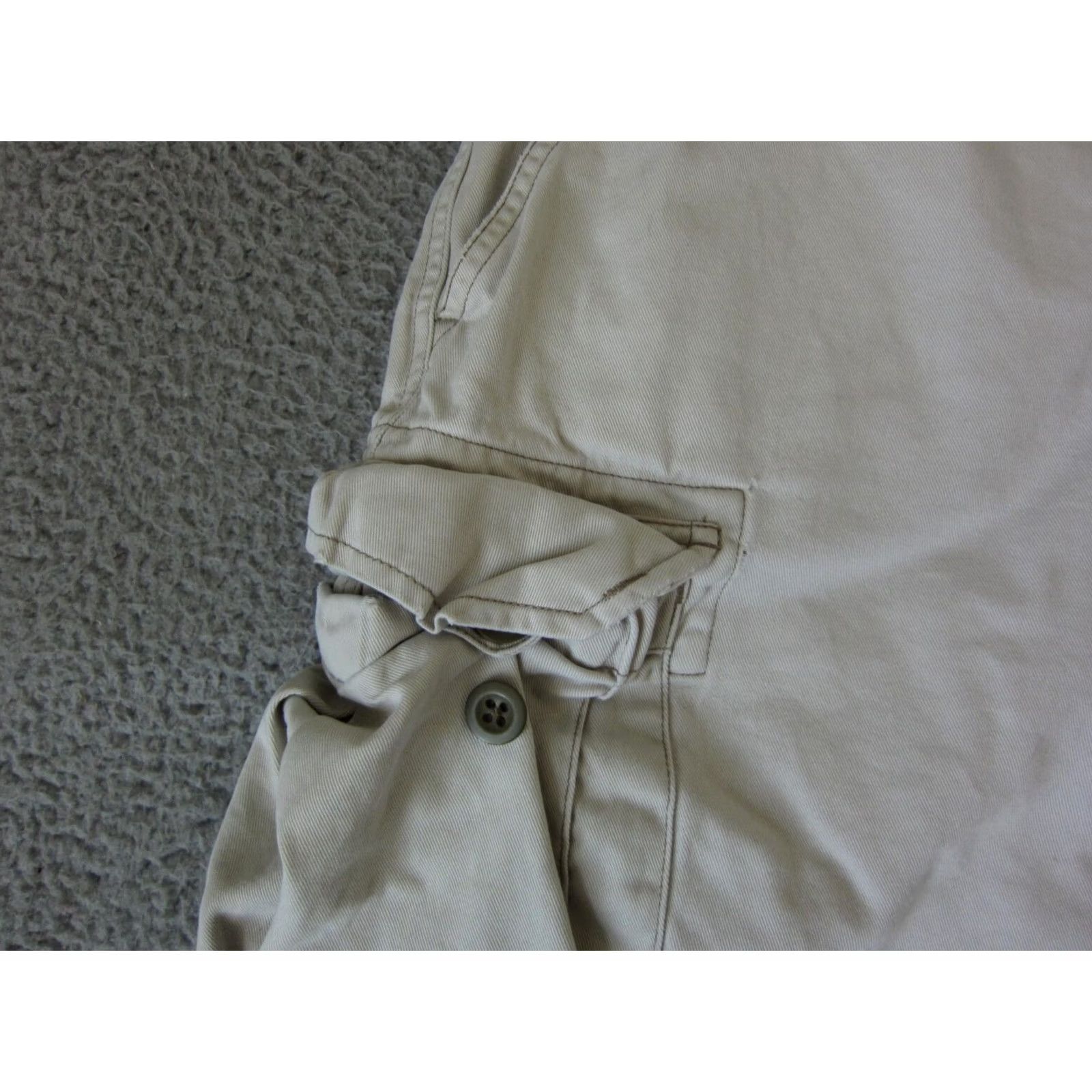 Ralph Lauren VINTAGE Ralph Lauren Shorts Cargo Mens 40 Brown Khaki Cotton Casual 40 Black Navy Cargo/Shorts Mens 40? Size US 40 / EU 56 - 3 Thumbnail