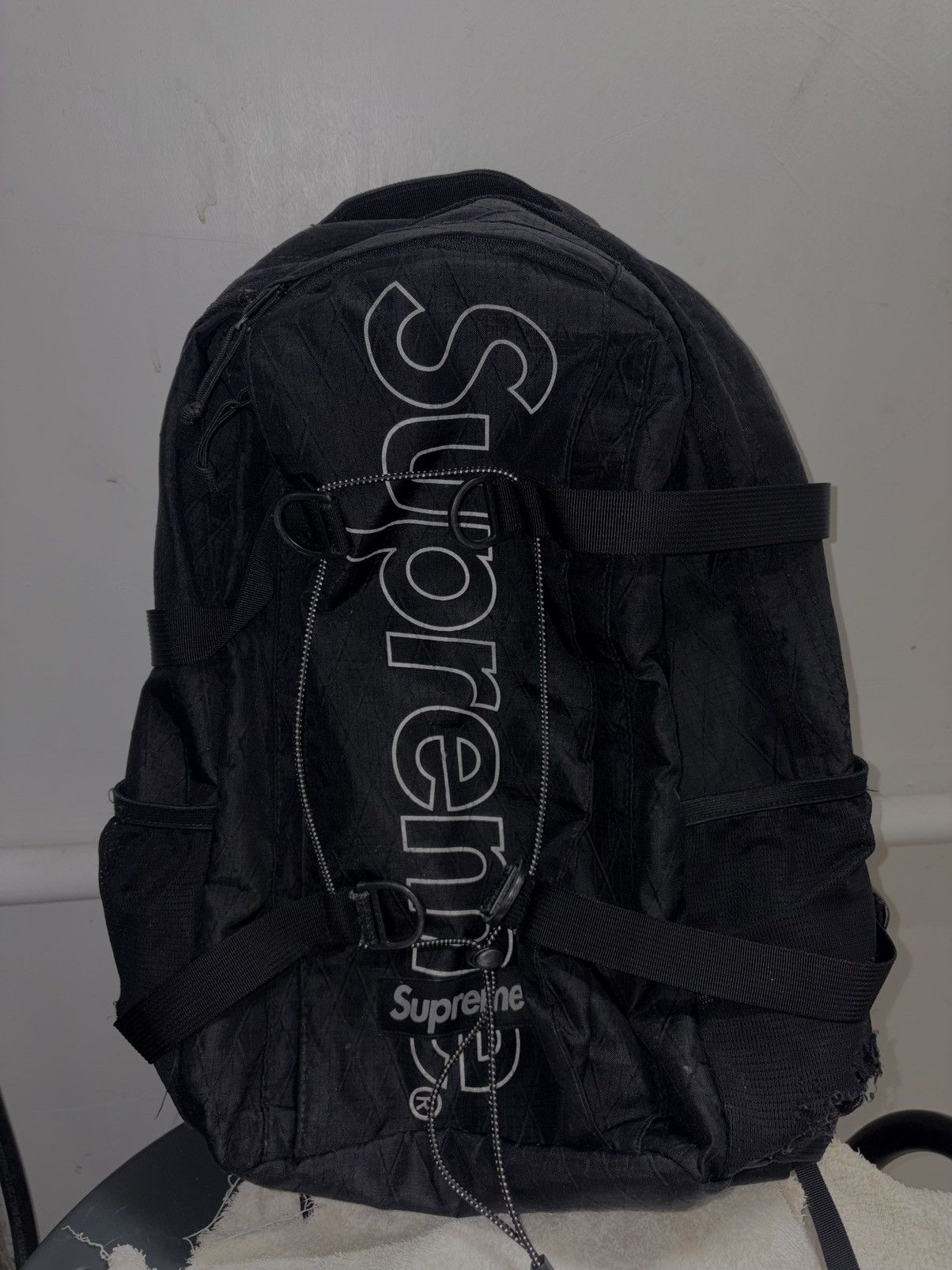 Supreme Supreme Hi Vis Backpack Black FW/14 | Grailed