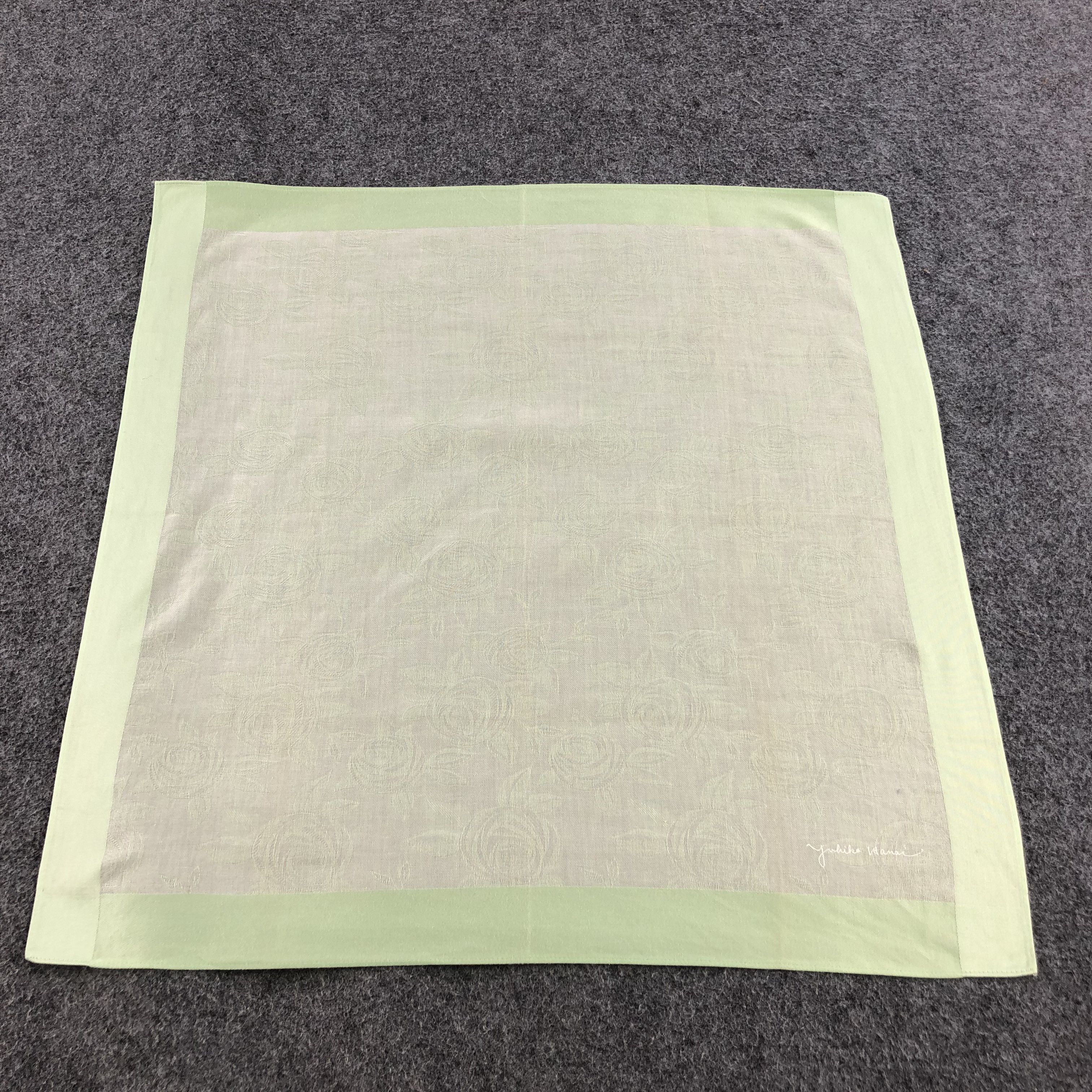 Japanese Brand Yukiko Hanai Handkerchief Neckerchief Bandana H1382 Size ONE SIZE - 2 Thumbnail