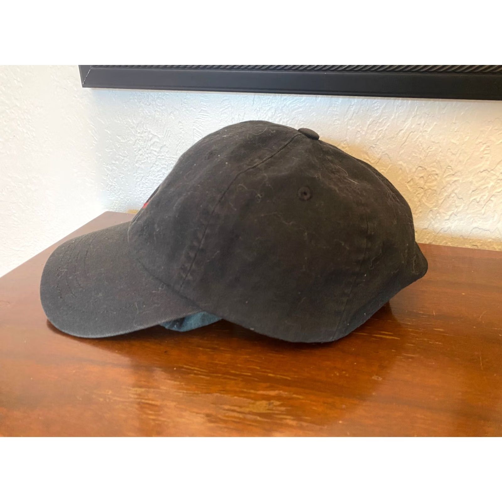 Polo Ralph Lauren Polo Ralph Lauren Hat Black Adjustable Leather Strap Back Red Pony Cap Mens Baseball Cap Cotton Size US M / EU 48-50 / 2 - 2 Thumbnail