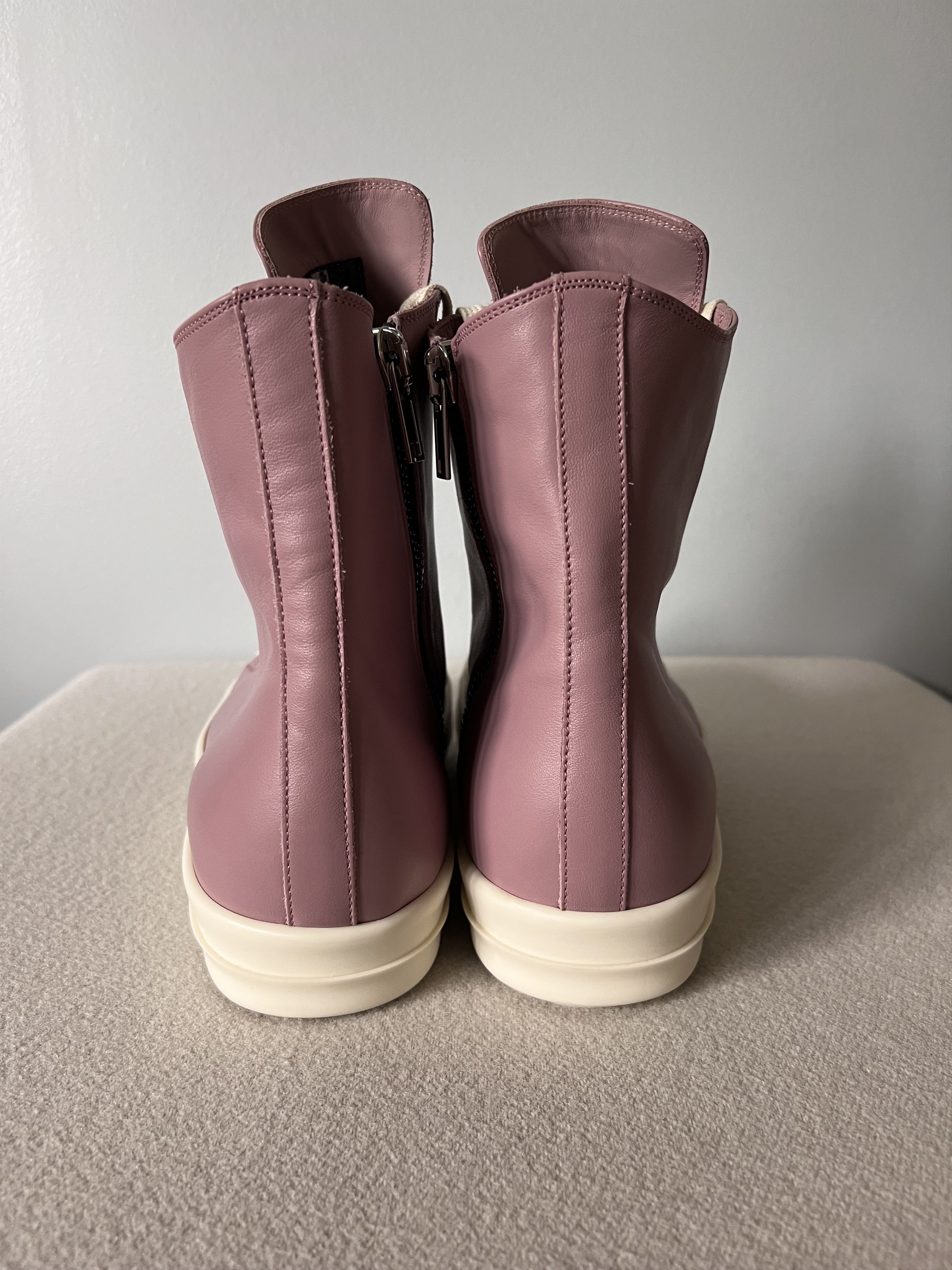 Rick Owens Rick Owens Ramones in Dusty Pink Leather Size US 13 / EU 46 - 5 Thumbnail