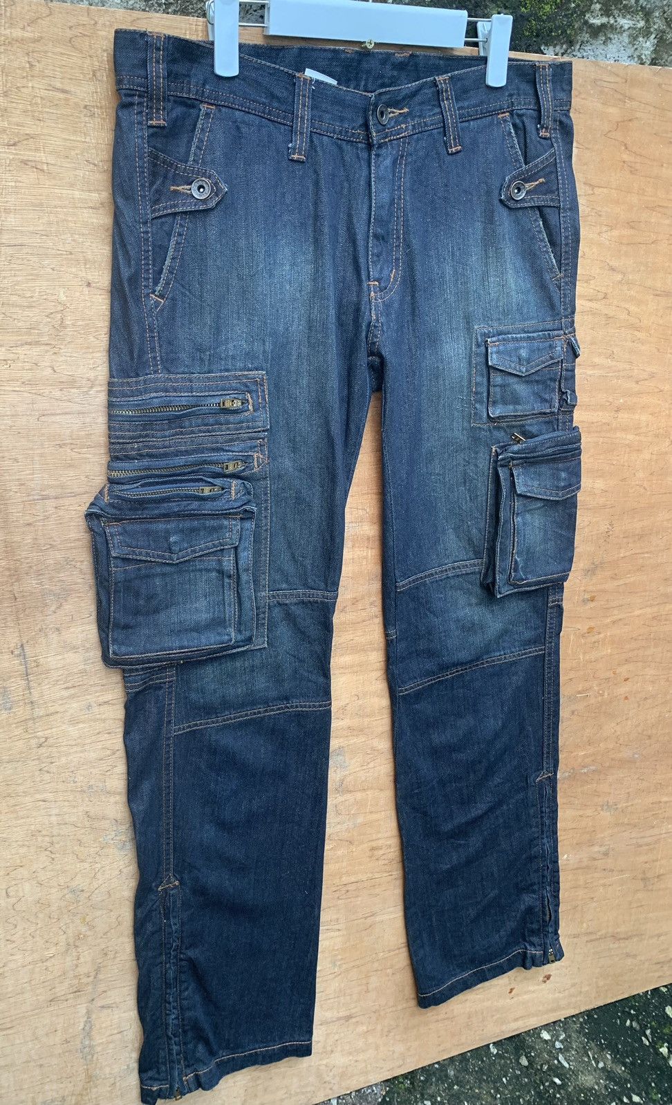 Japanese Brand 🔥🔥 abx Multipocket Tactical Denim Pants Size US 33 - 3 Thumbnail