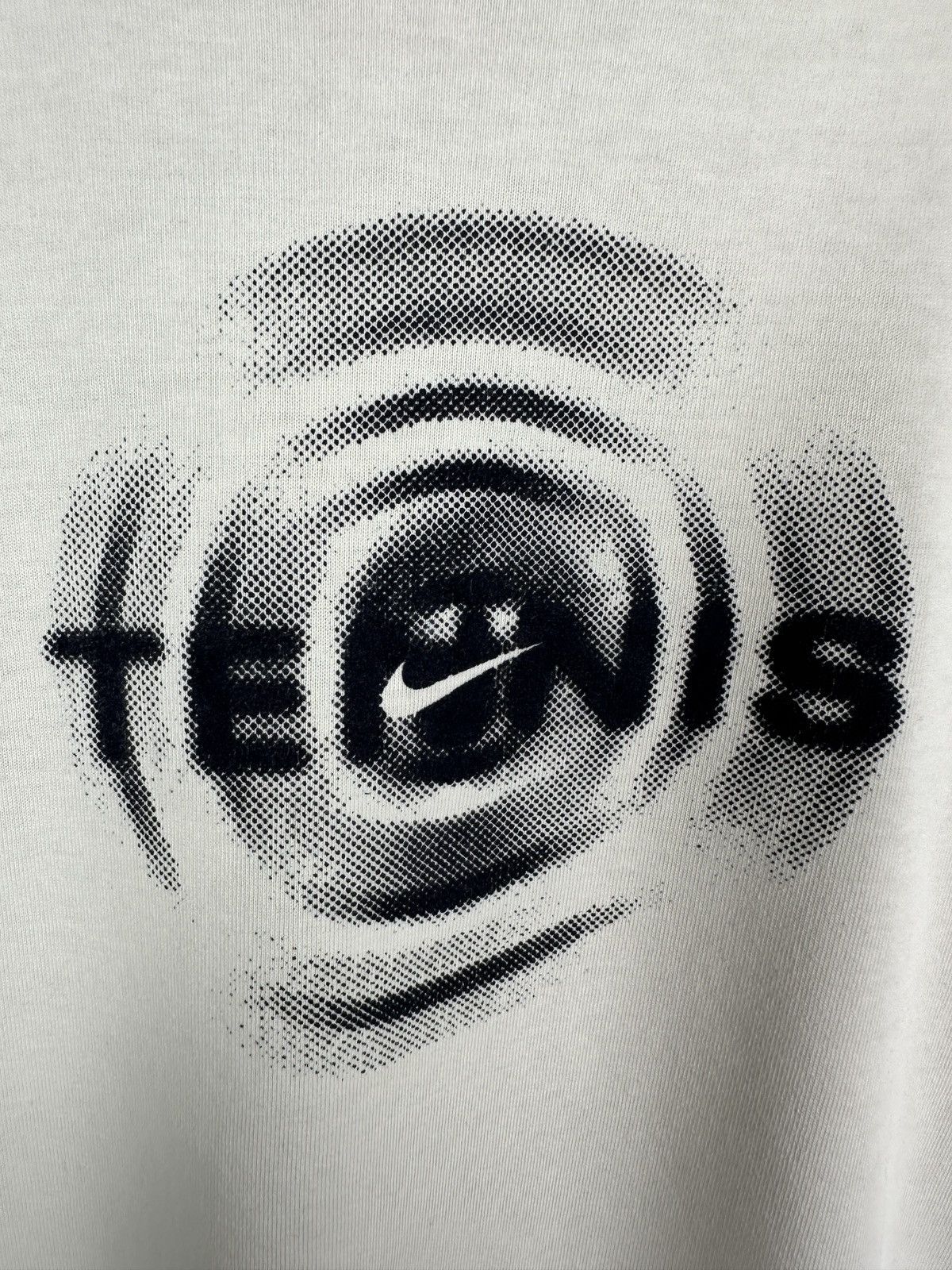 Nike Vintage Nike Center Swoosh Logo T Shirt Tee Y2K Tennis Size US M / EU 48-50 / 2 - 5 Thumbnail