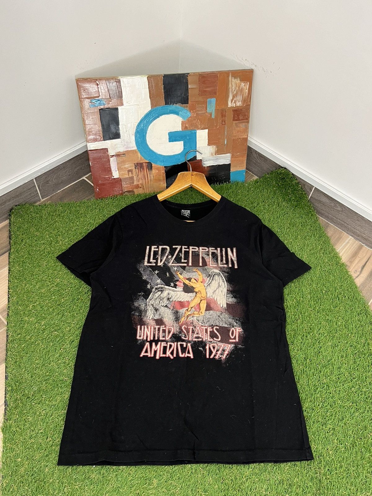 Band Tees × Vintage Vintage Led Zeppelin 90's Band T-shirt Size US S / EU 44-46 / 1 - 1 Thumbnail