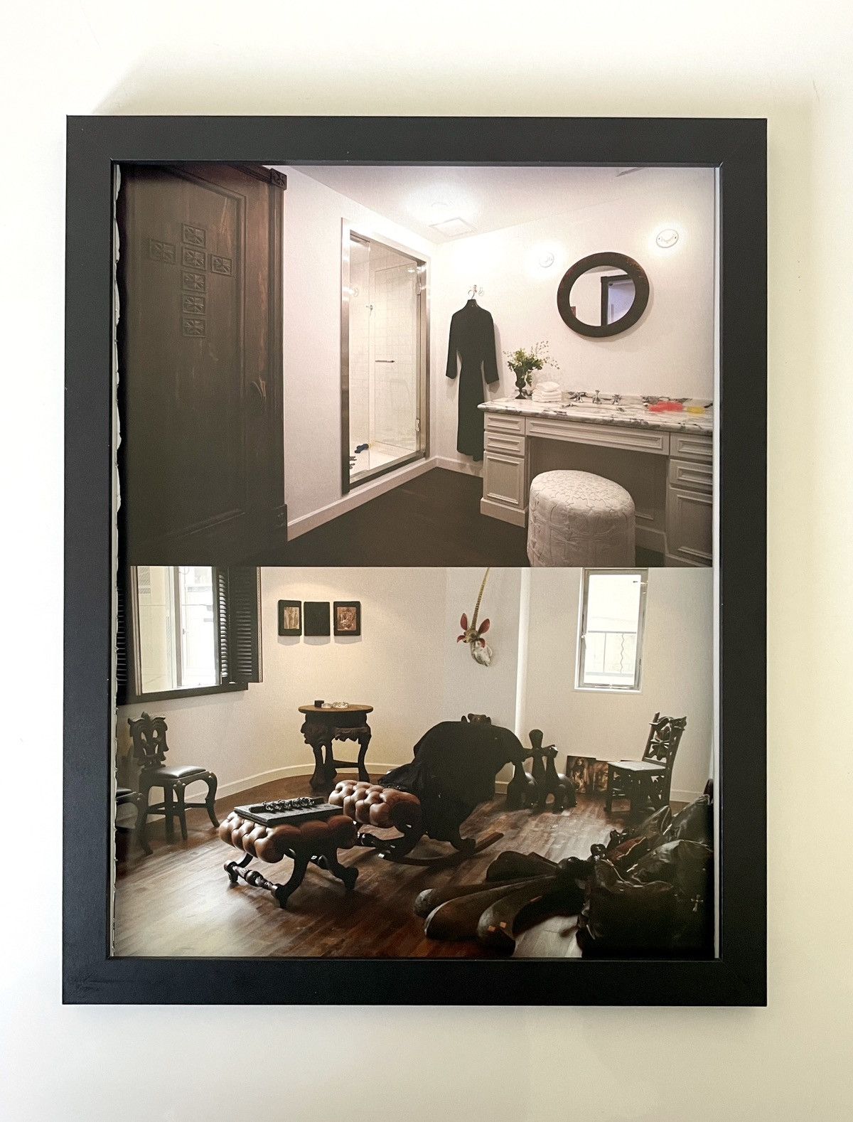 Chrome Hearts × Vintage Chrome Hearts furnished rooms Framed poster 9x11 Size ONE SIZE - 1 Thumbnail