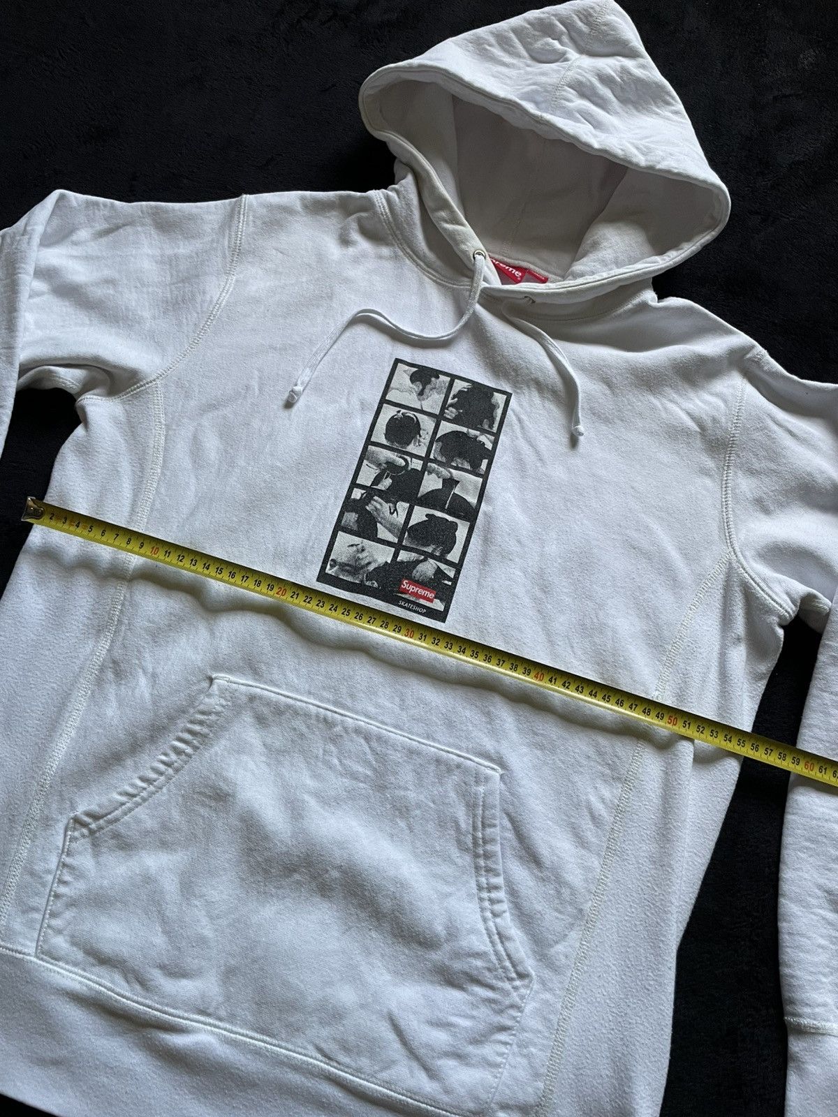 Supreme Supreme Skateboard Hoodie Men‘s White Size L Size US L / EU 52-54 / 3 - 9 Thumbnail