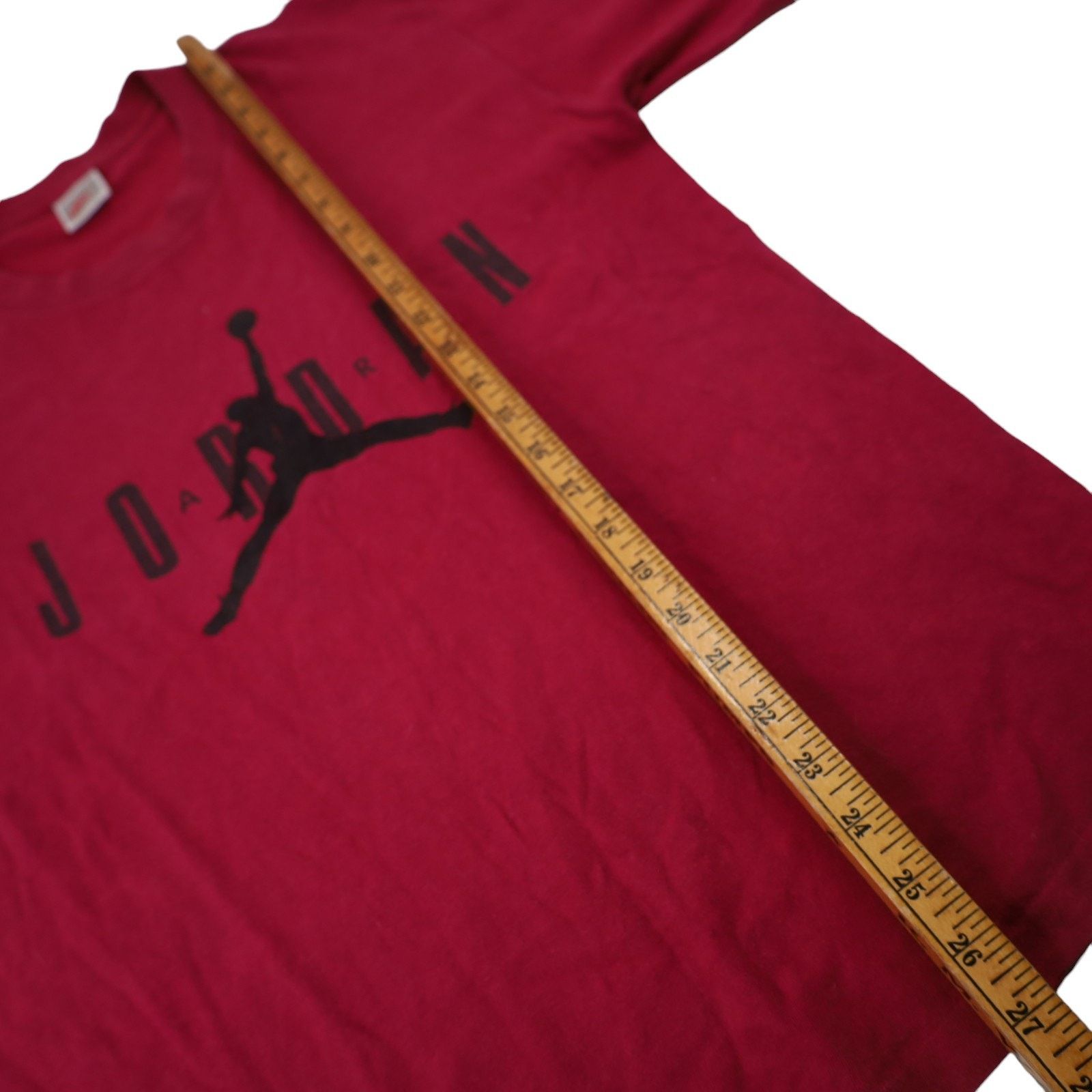 Jordan Brand × Nike × Vintage Vintage 90s Nike Michael Air Jordan Spellout Graphic T Shirt Size US S / EU 44-46 / 1 - 8 Thumbnail