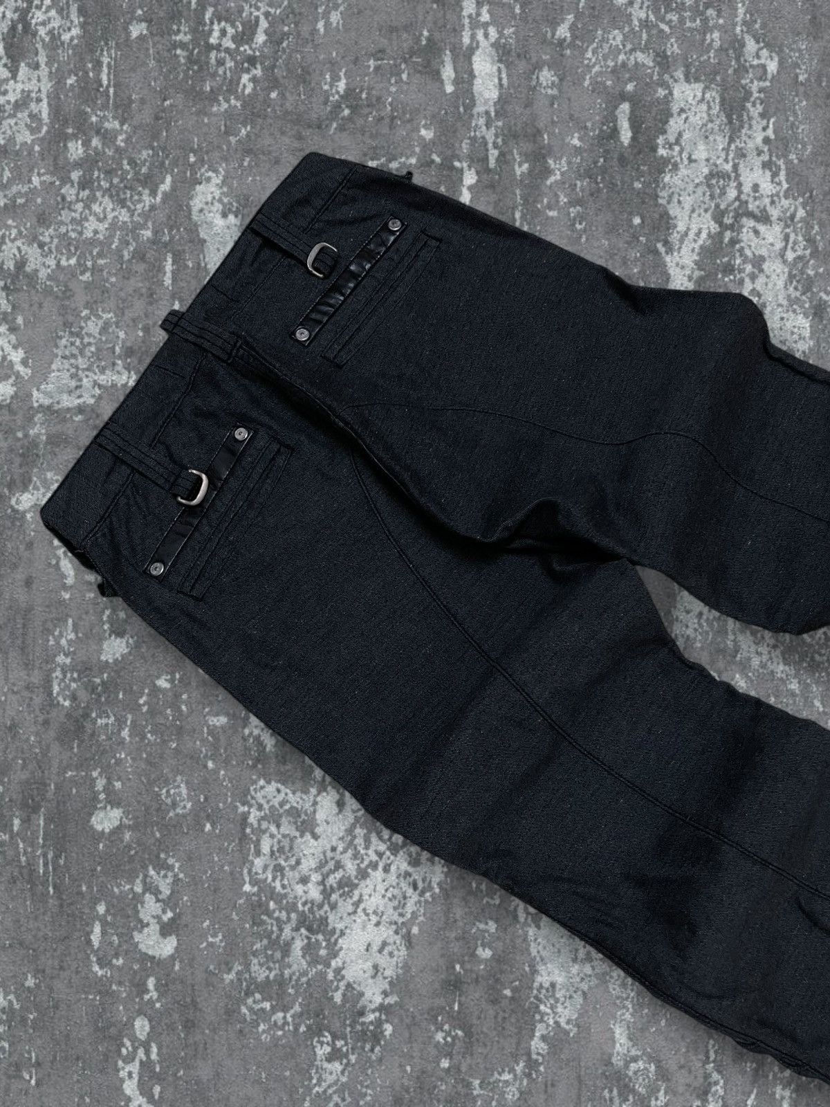 Edwin Vintage 1990s Designer Edwin Blue Trip Punk Style Bush Pant Size US 30 / EU 46 - 11 Thumbnail