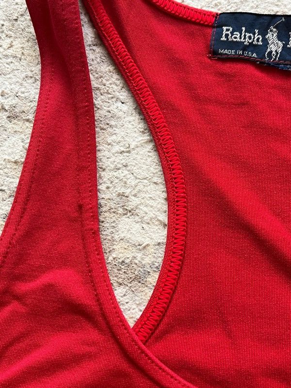 Polo Ralph Lauren Polo Ralph Lauren 1990s Sz L-XL Top Tank Women’s Made in USA Size L / US 10 / IT 46 - 6 Thumbnail