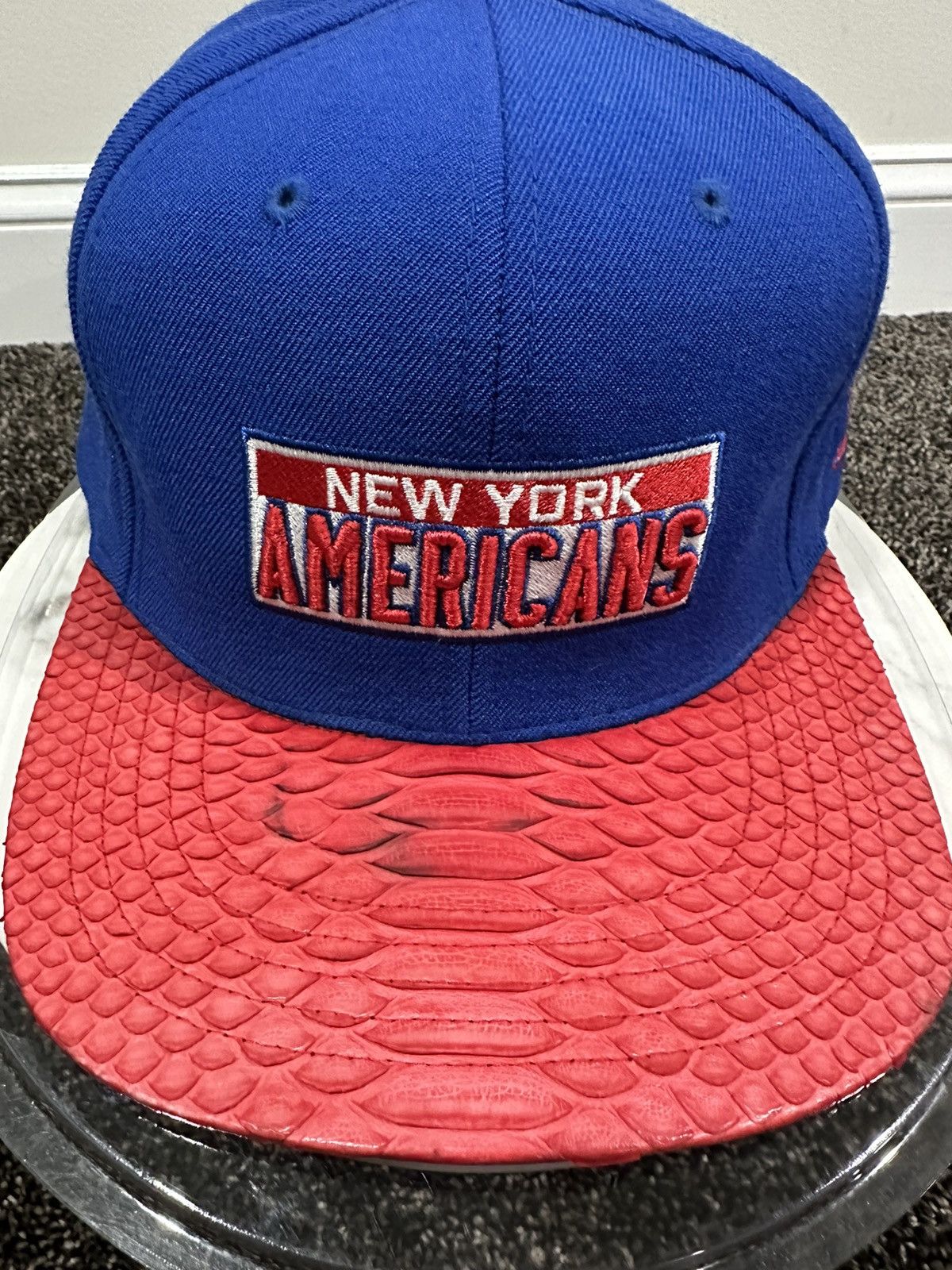Just Don Just Don x Mitchell & Ness NHL New York Americans Hat Size ONE SIZE - 5 Thumbnail