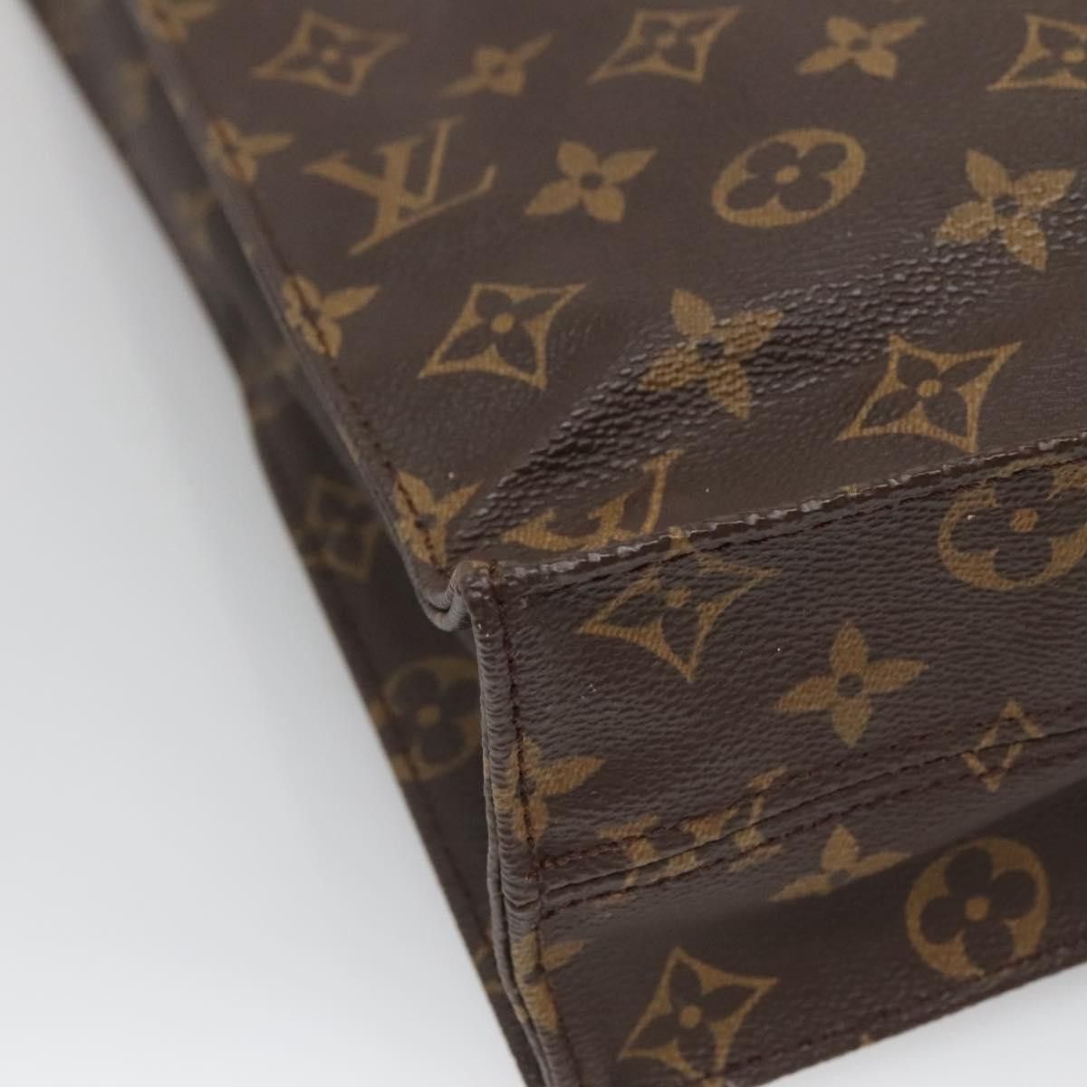 Louis Vuitton LOUIS VUITTON Monogram Sac Plat Hand Bag M51140 Size ONE SIZE - 13 Thumbnail