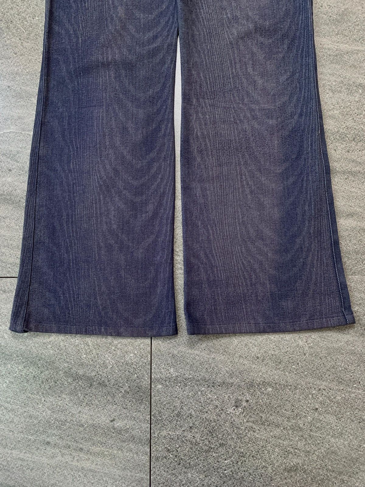 Lad Musician FREE TAX! F/W 2001 Wood Printed Flared Pants - 32 Size US 32 / EU 48 - 5 Thumbnail