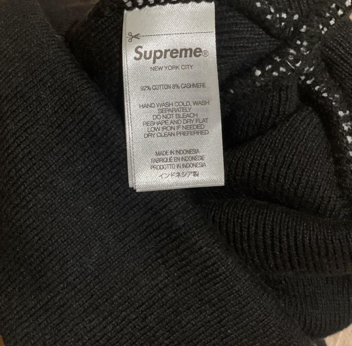 Supreme Supreme big logo beanie Size ONE SIZE - 3 Thumbnail