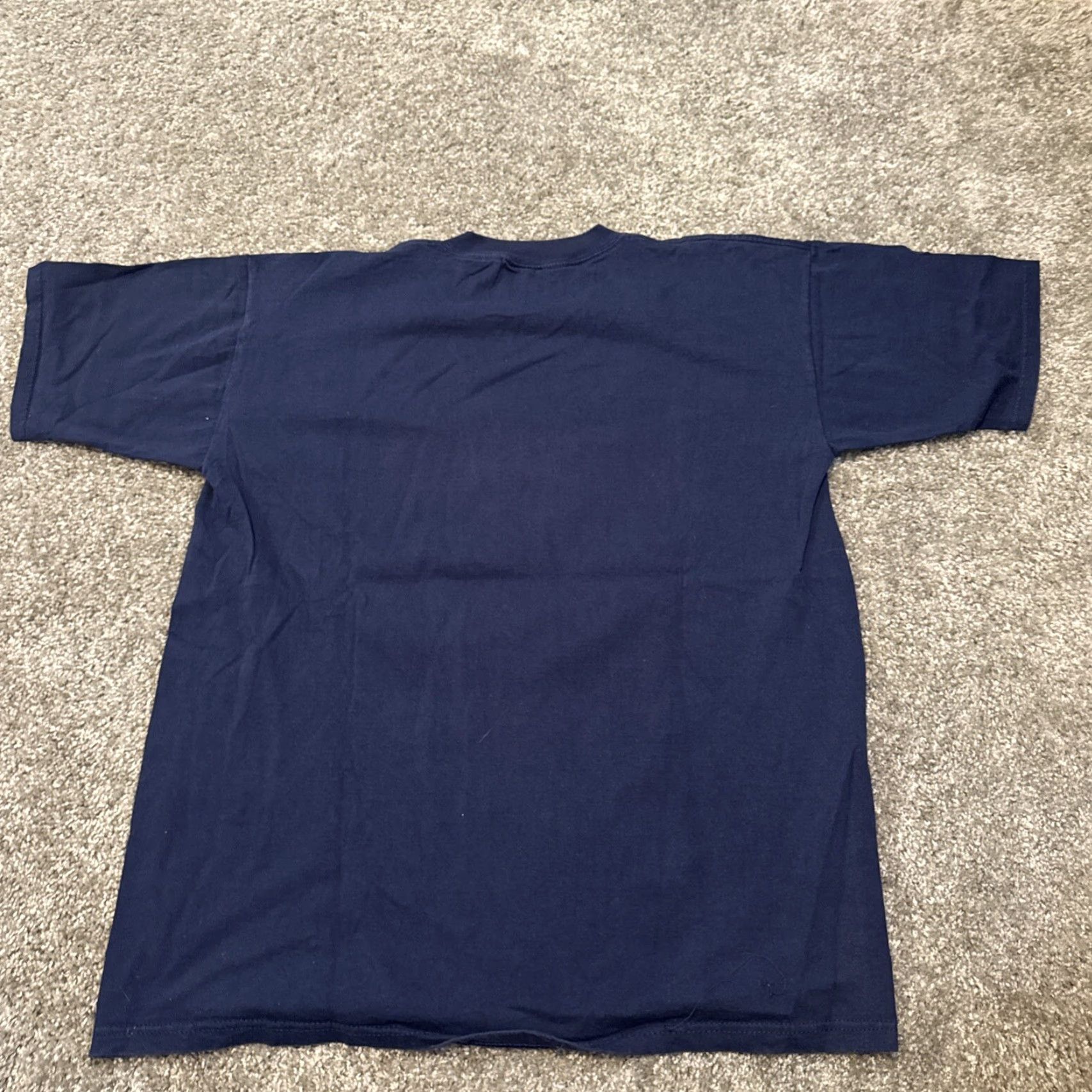 Vintage VINTAGE 90s USA America Liberty Freedom Navy Blue T-Shirt XL Mens Men Size US XL / EU 56 / 4 - 5 Thumbnail