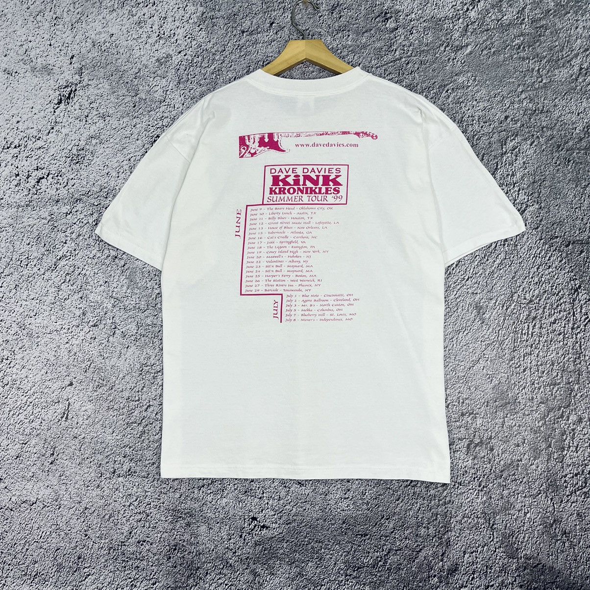 Band Tees × Vintage ⭐️VINTAGE⭐️ Dave Davies 1999 Kink Kronikles Summer Tour Tee Size US XL / EU 56 / 4 - 6 Thumbnail