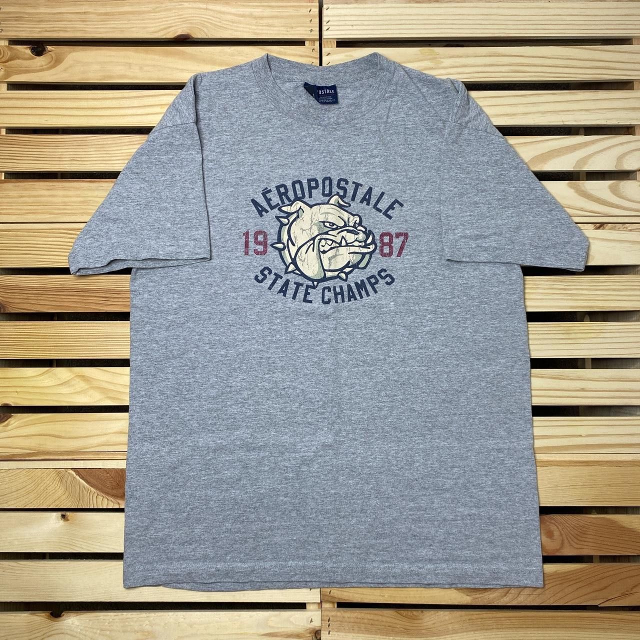 Aeropostale Vintage Aeropostale Gray Tee Size Large Size US L / EU 52-54 / 3 - 1 Thumbnail