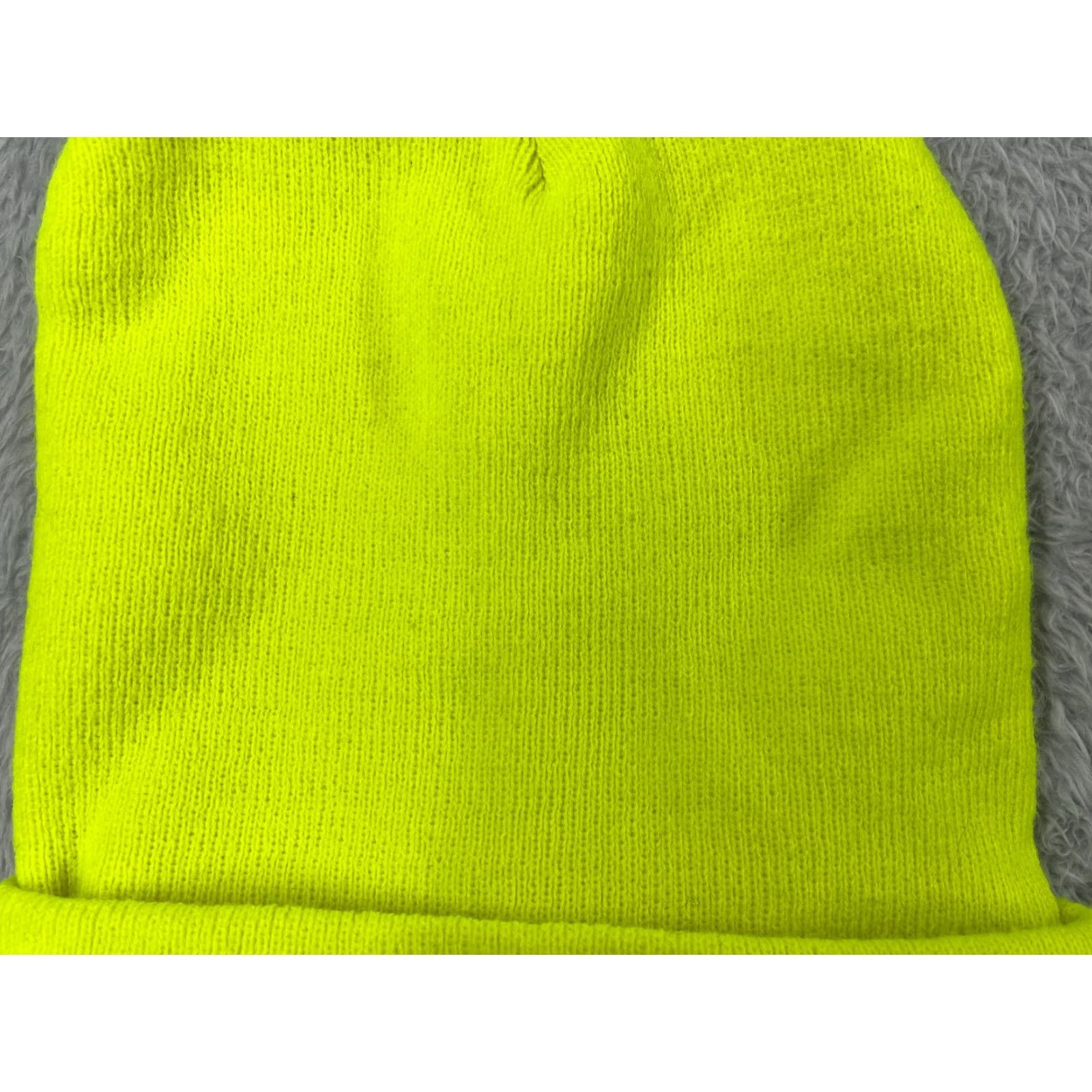 Dickies Dickies Beanie Toque Adult One Size Neon Yellow Knit 100% Acrylic Workwear Ski Hat Men Yellow Knit Beanie 90s Outdoor Logo Mens Size ONE SIZE - 3 Thumbnail