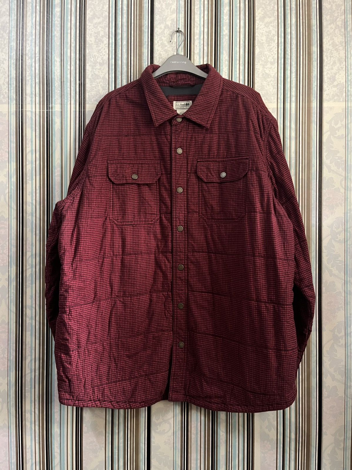 L.L. Bean 2000s checked side pocket & front oversized #H3 Size US XL / EU 56 / 4 - 2 Thumbnail