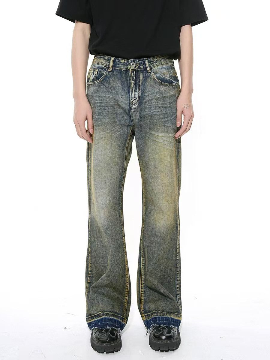 Japanese Brand × Vintage Washed Vintage Loose Drag Jeans Size US 30 / EU 46 - 1 Thumbnail